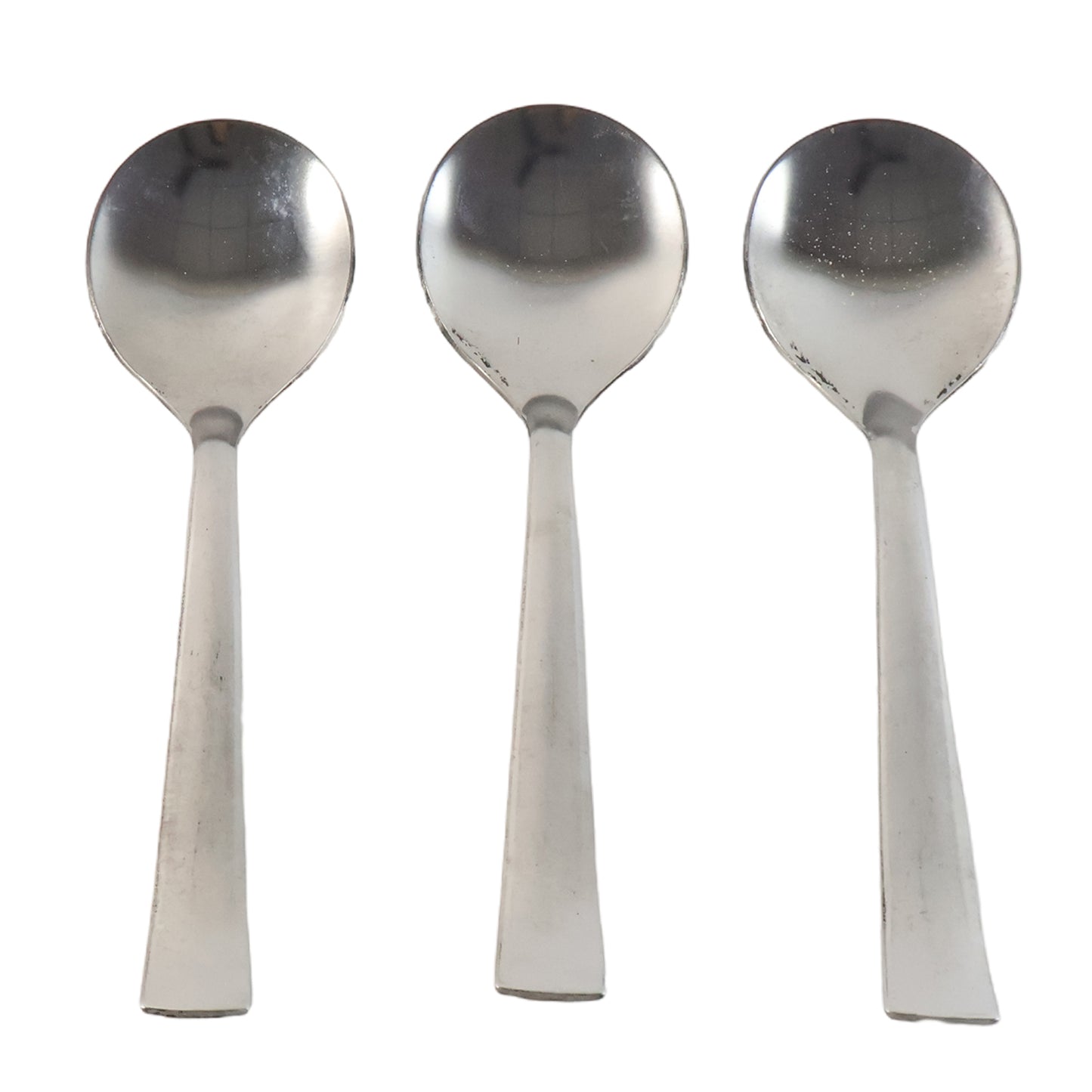Set of 3 Dining Spoons - Smooth Oval Bowl, Comfortable Handle, Rust-Resistant - Happy Price - Image 2
