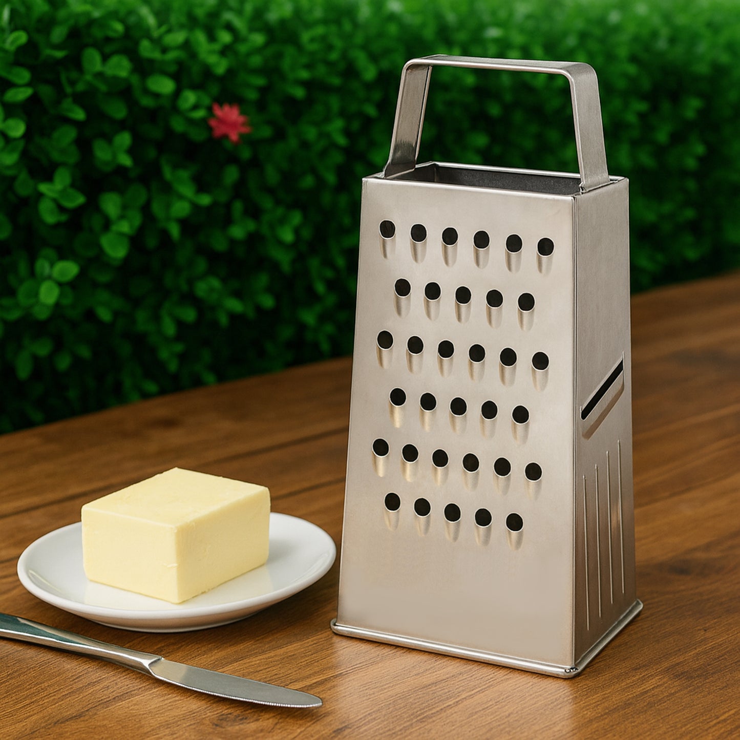 5-in-1 Stainless Steel Grater and Slicer - Multipurpose Kitchen Tool - Happy Price - Image 7