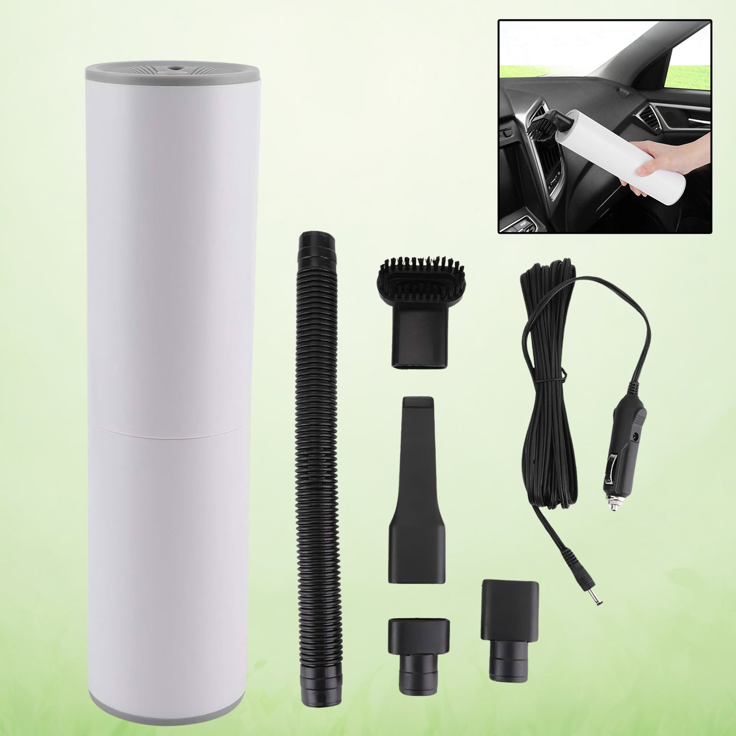 Handheld Vacuum Cleaner - Mini Portable Car Vacuum Cleaner (1 Set) - Happy Price - Image 2
