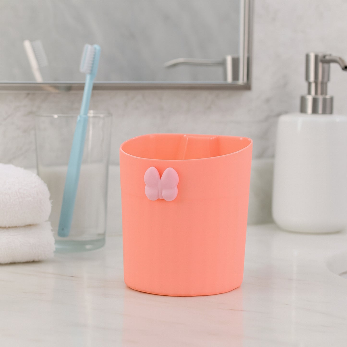 Butterfly Design Wall Toothbrush Holder - 2 Pc Set - Happy Price - Image 5