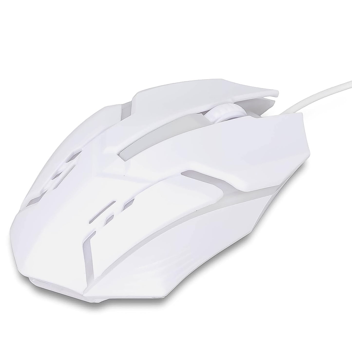 Usb Wired Mouse Gaming Mouse Colorful Lighting Luminous (1 Pc Wihte) - Happy Price - Image 5