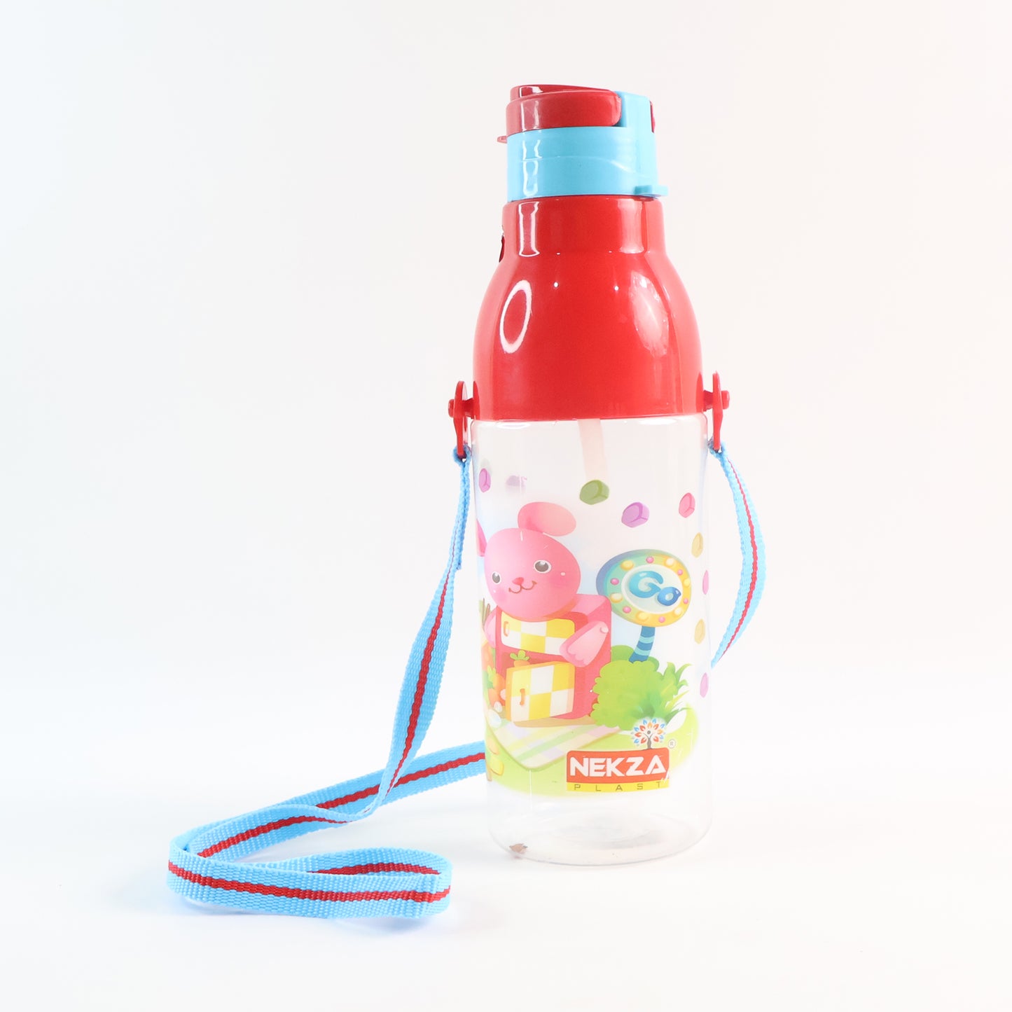 Plastic Tranparent Sports Insulated Water Bottle With Dori Straw Easy To Carry High Quality Water Bottle Bpa-free Leak-proof For Kids School For Fridge Office Sports School Gym Yoga (1 Pc 800ml) - Happy Price - Image 2