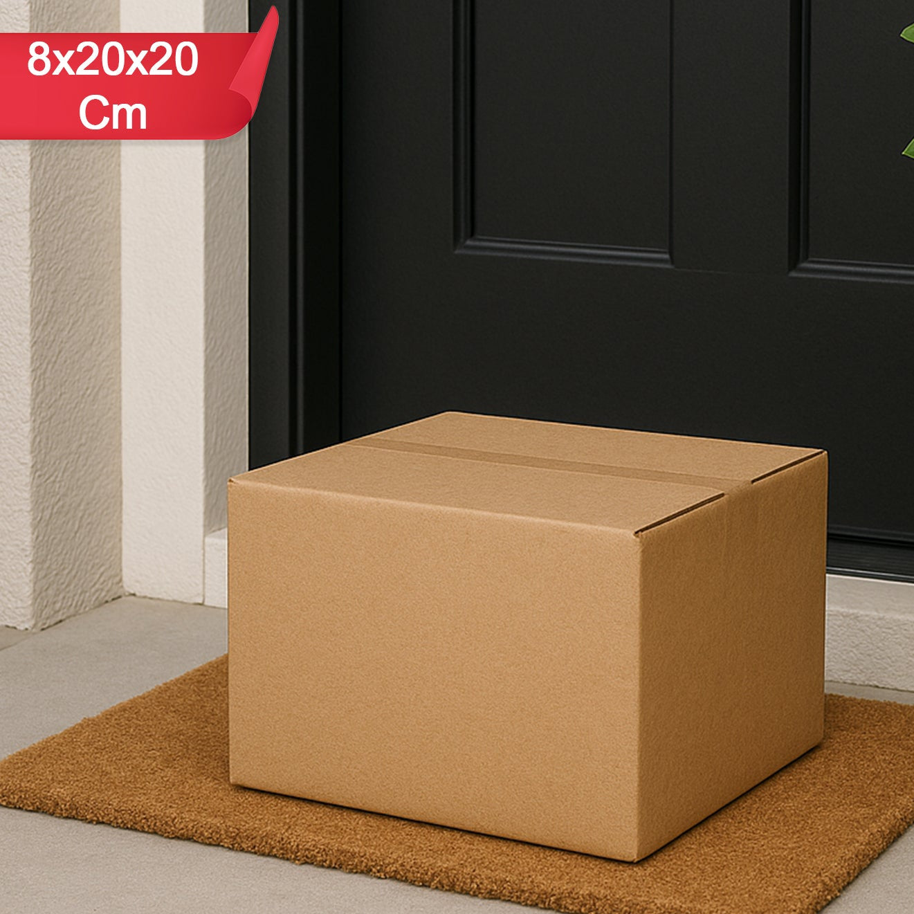 Heavy-duty Brown Box For Product Packing ( 8x20x20 Cm 1 Pc)