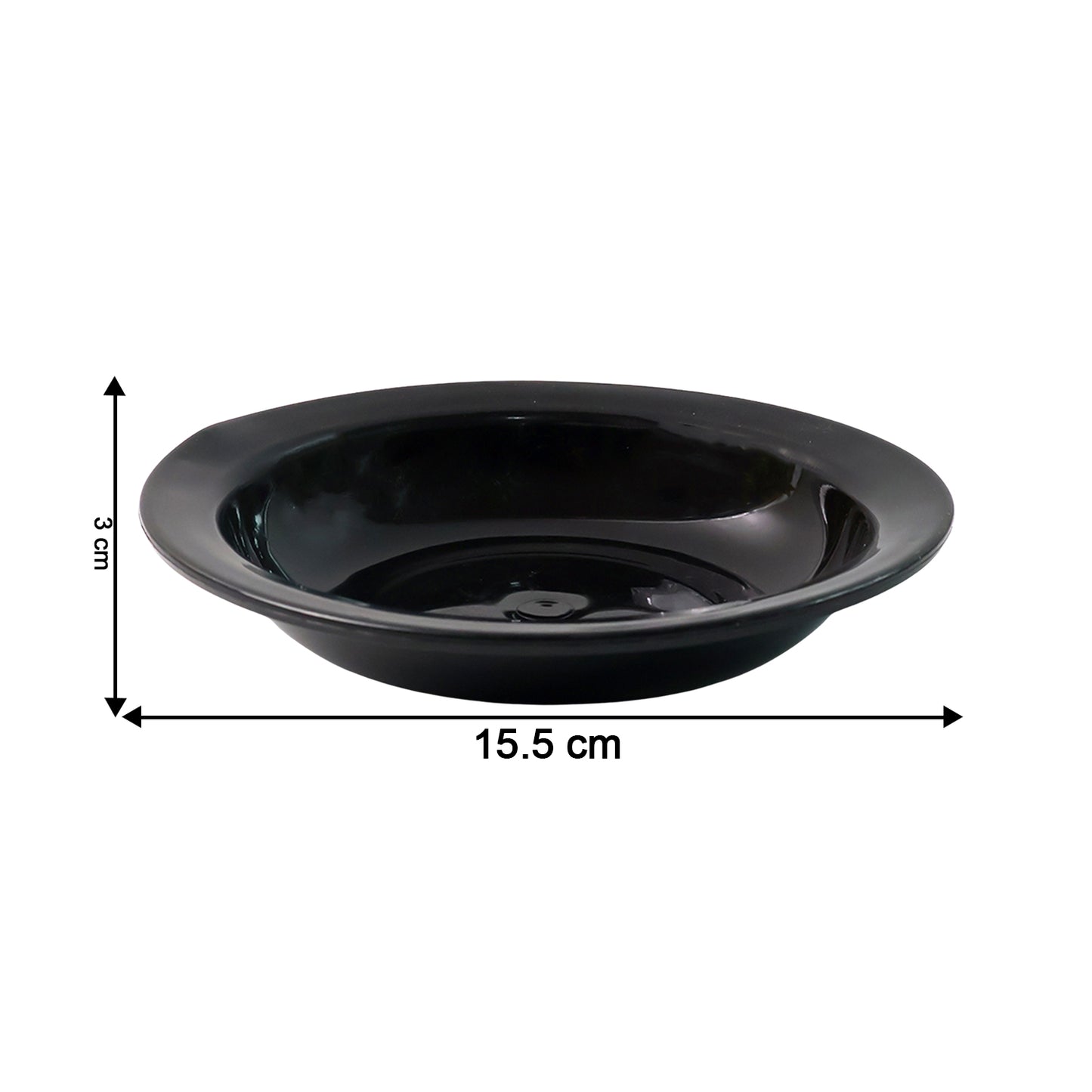 Deep Black Serving Bowl for Curry & Soup (1 Pc) - Heat-Resistant & Durable Plastic - Happy Price - Image 5