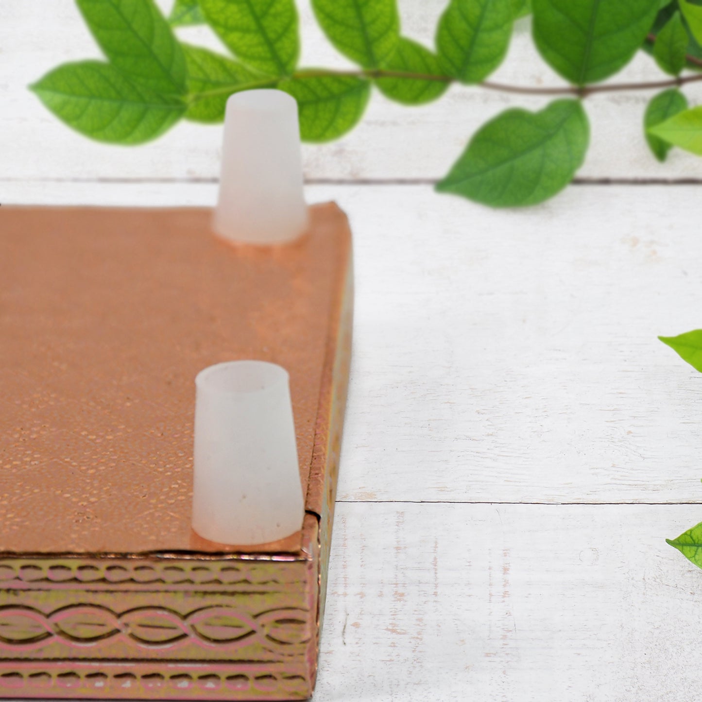 Handicraft Meenakari Wooden Chowki Puja Bajot For Home Office Decor For Puja Multicolour (1 Pc Set) - Happy Price - Image 4