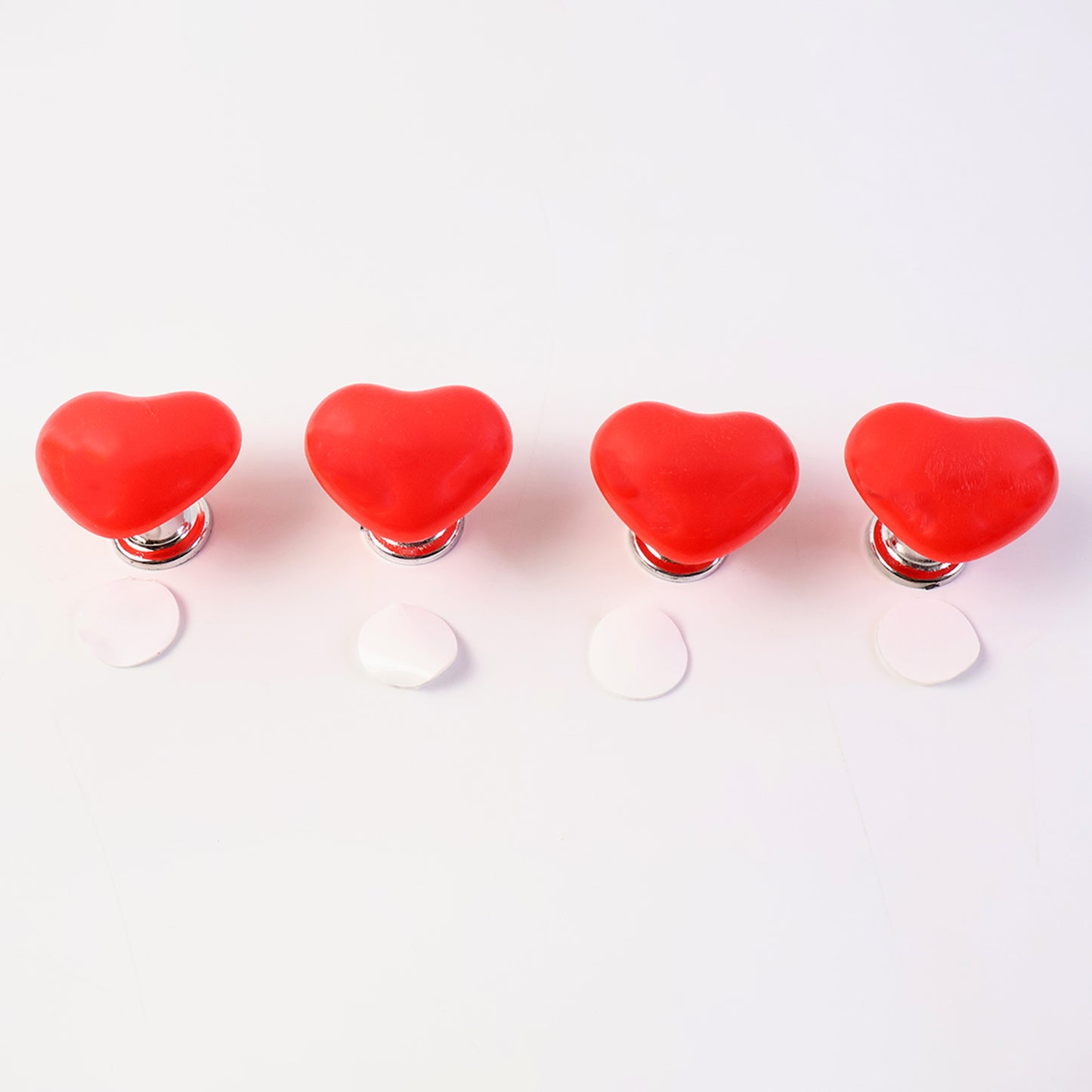 Heart Shaped Cabinet Knobs and Drawer Pulls - Set of 4 - Happy Price - Image 5