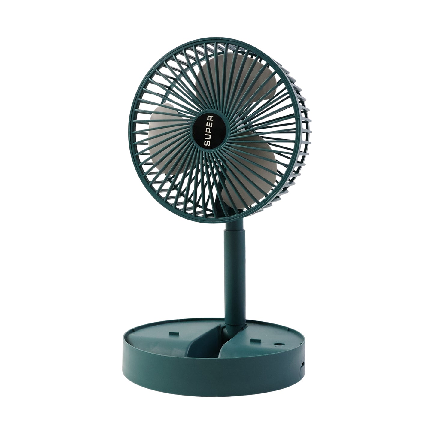 Foldable USB Mini Desk Fan - Adjustable Height & Angle, Quiet Operation (1 Pc) - Happy Price - Image 4