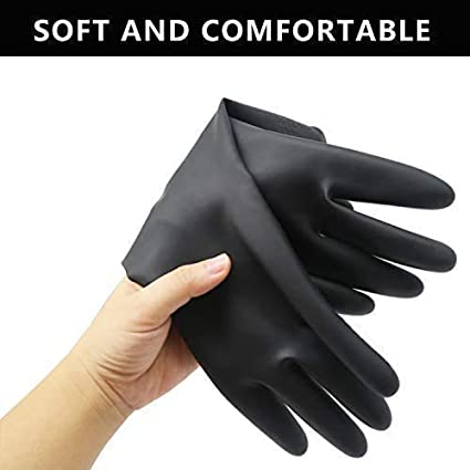Multipurpose Natural Gum Rubber Reusable Cleaning Gloves - Happy Price - Image 3