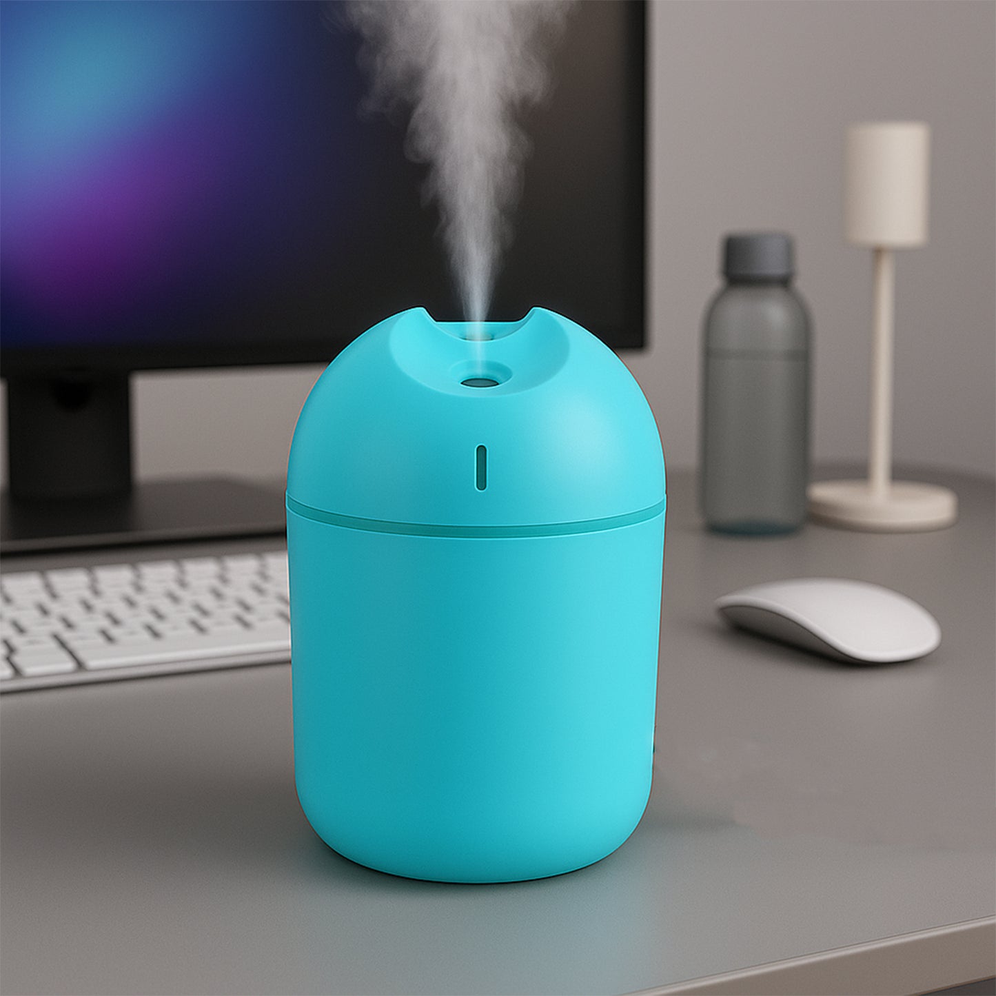 Blue Usb Mini Air Humidifier For Home Office (1 Pc) - Happy Price - Image 6
