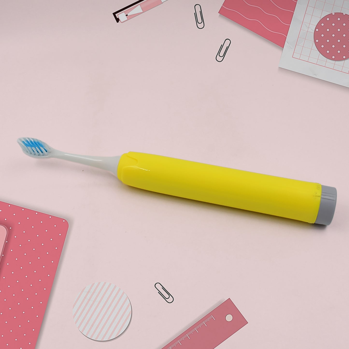 Adult Waterproof Electric Toothbrush 1 Head Battery Operated Toothbrush (1 Pc Battery Not Included) - Happy Price - Image 5