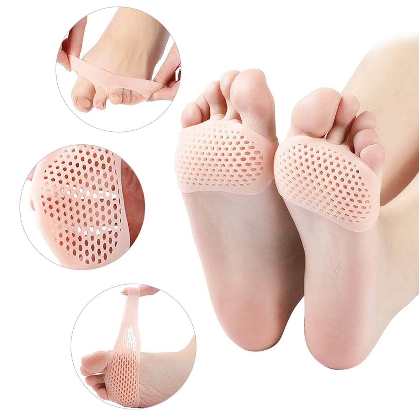 Silicone Toe Cap Covers for Pain Relief - Unisex Foot Protection - Happy Price - Image 2