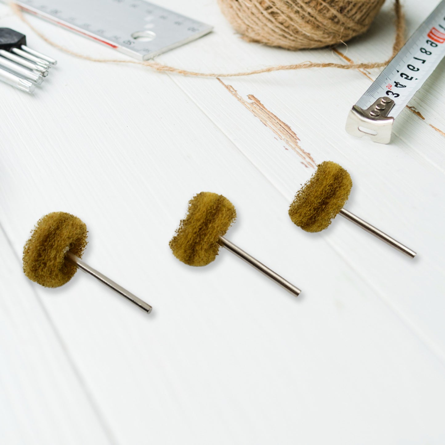 Abrasive Buffing Polishing Wheel Set (3 Pcs) - Happy Price - Image 3