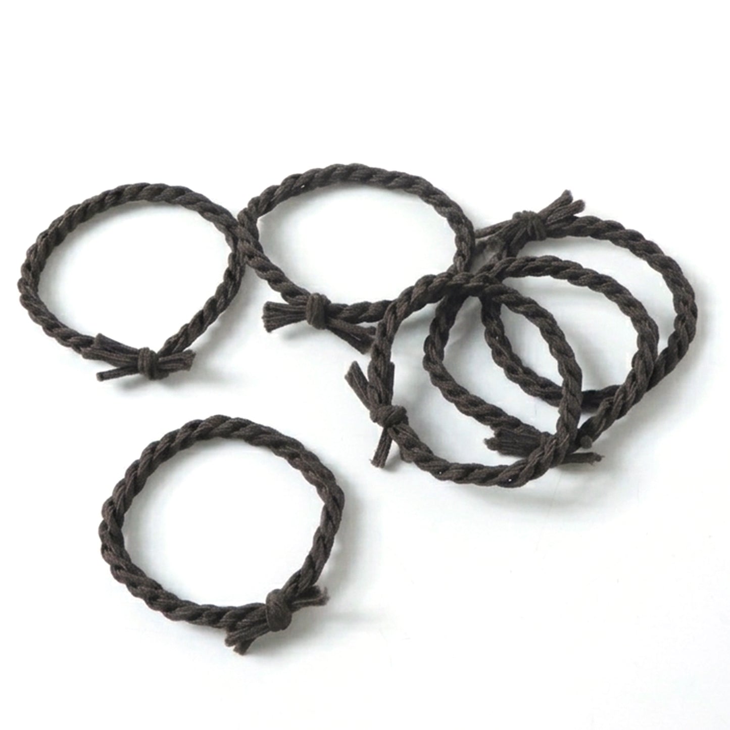 Braided Elastic Hair Bands Set (1 Set)