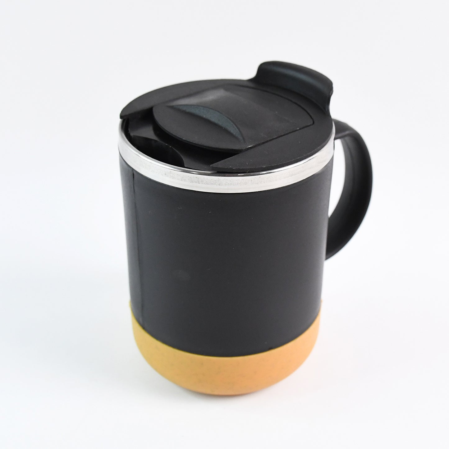 Insulated Coffee Mug With Spill-proof Lid (Approx 350ml 1 Pc) - Happy Price - Image 4