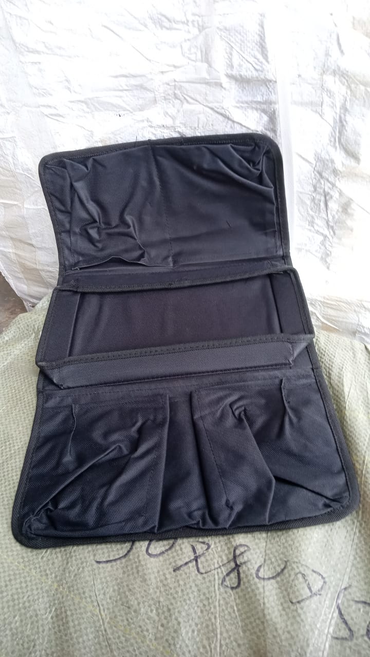 Sofa Arm Rest Hanging Storage Bag Storage Bag For Sofa Ideal For Sorting Magazines Ipad Books (Black) - Happy Price - Image 7