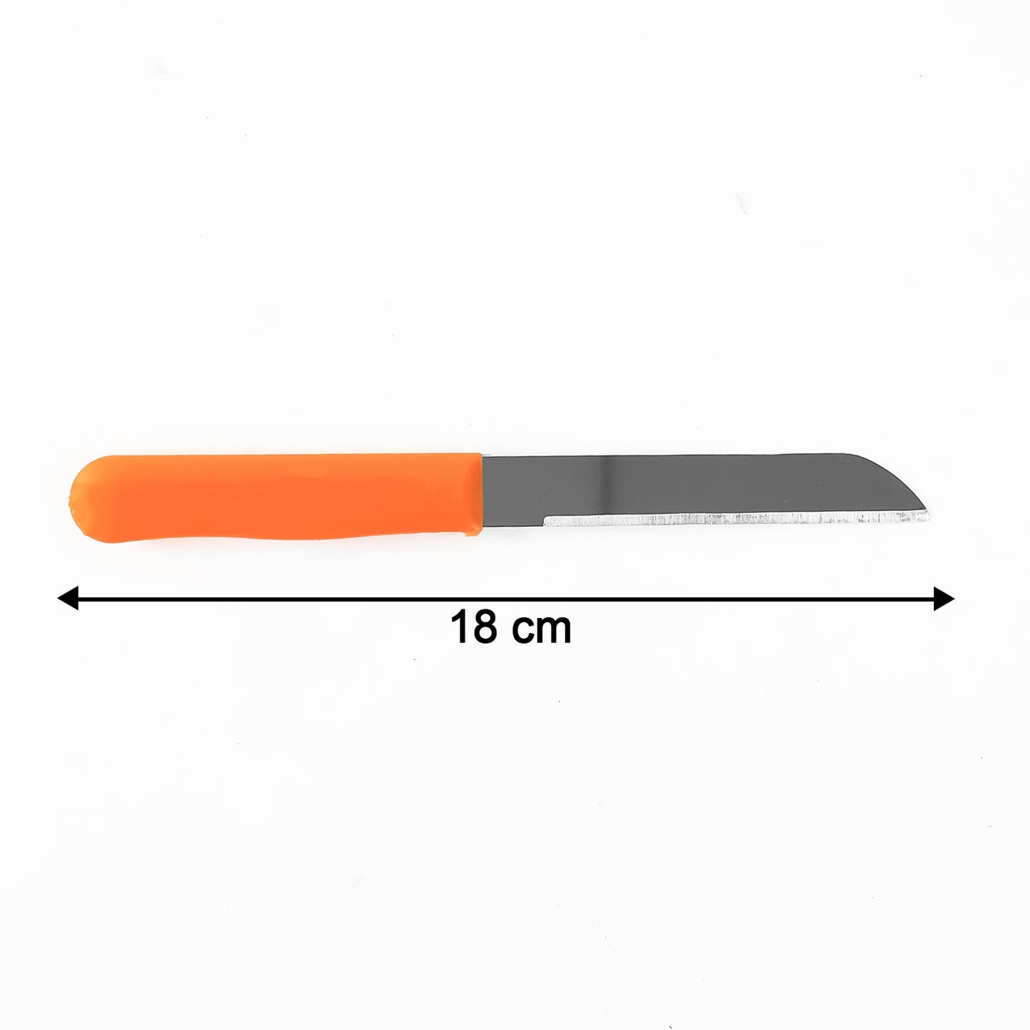 1 Pc Stainless Steel Plain Edge Utility Knife with Ergonomic Plastic Handle - Happy Price - Image 3