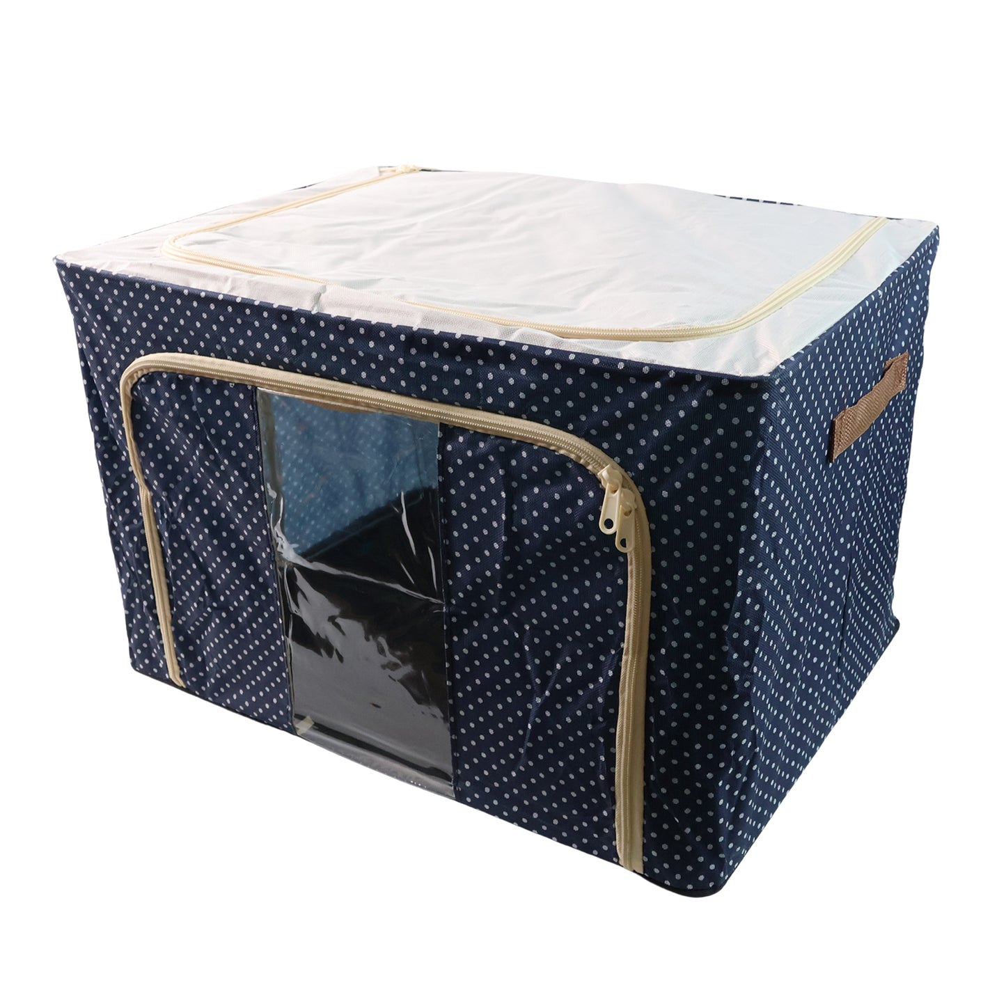 Foldable Steel Frame Storage Box with Window - 50x40 cm - Happy Price - Image 2