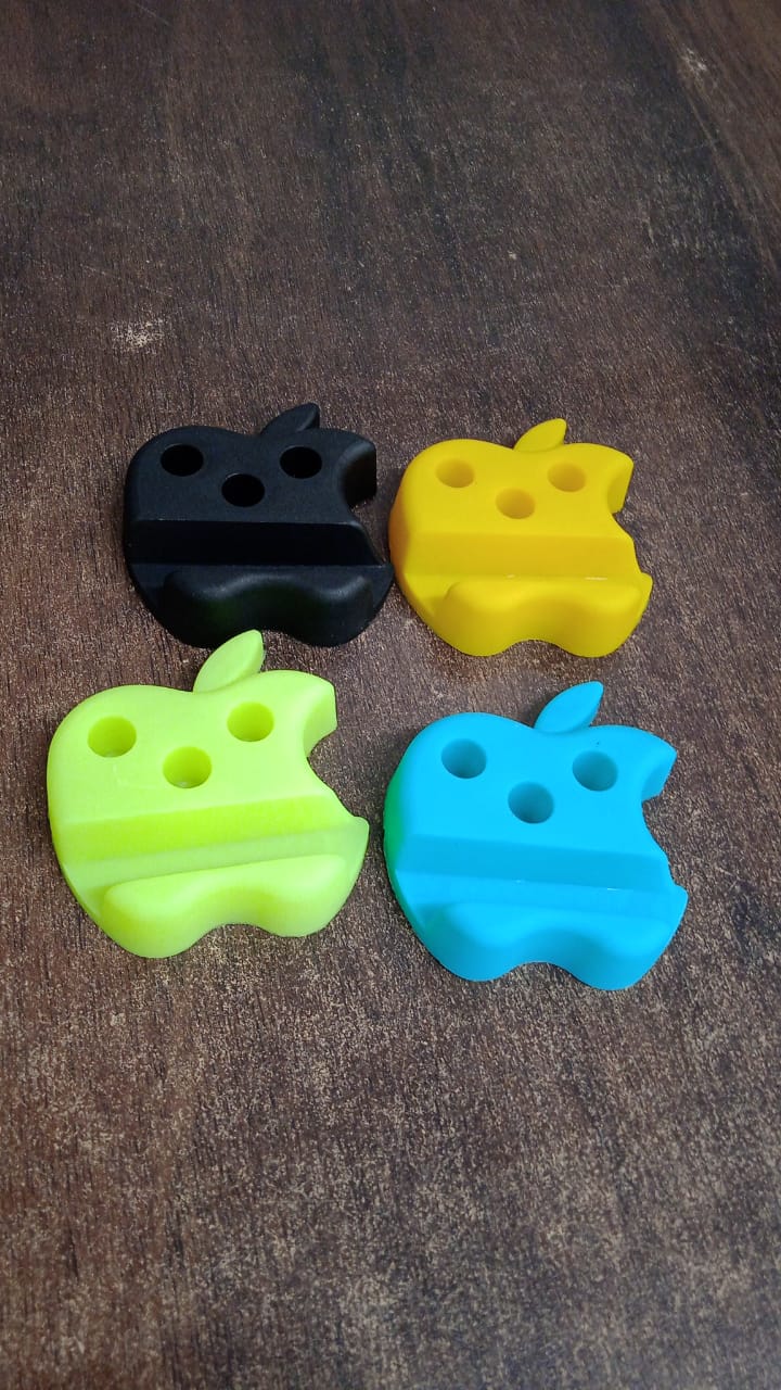 Apple Shape Mobile Stand with Pen Holder - 1 Pc, Assorted Colors - Happy Price - Image 7