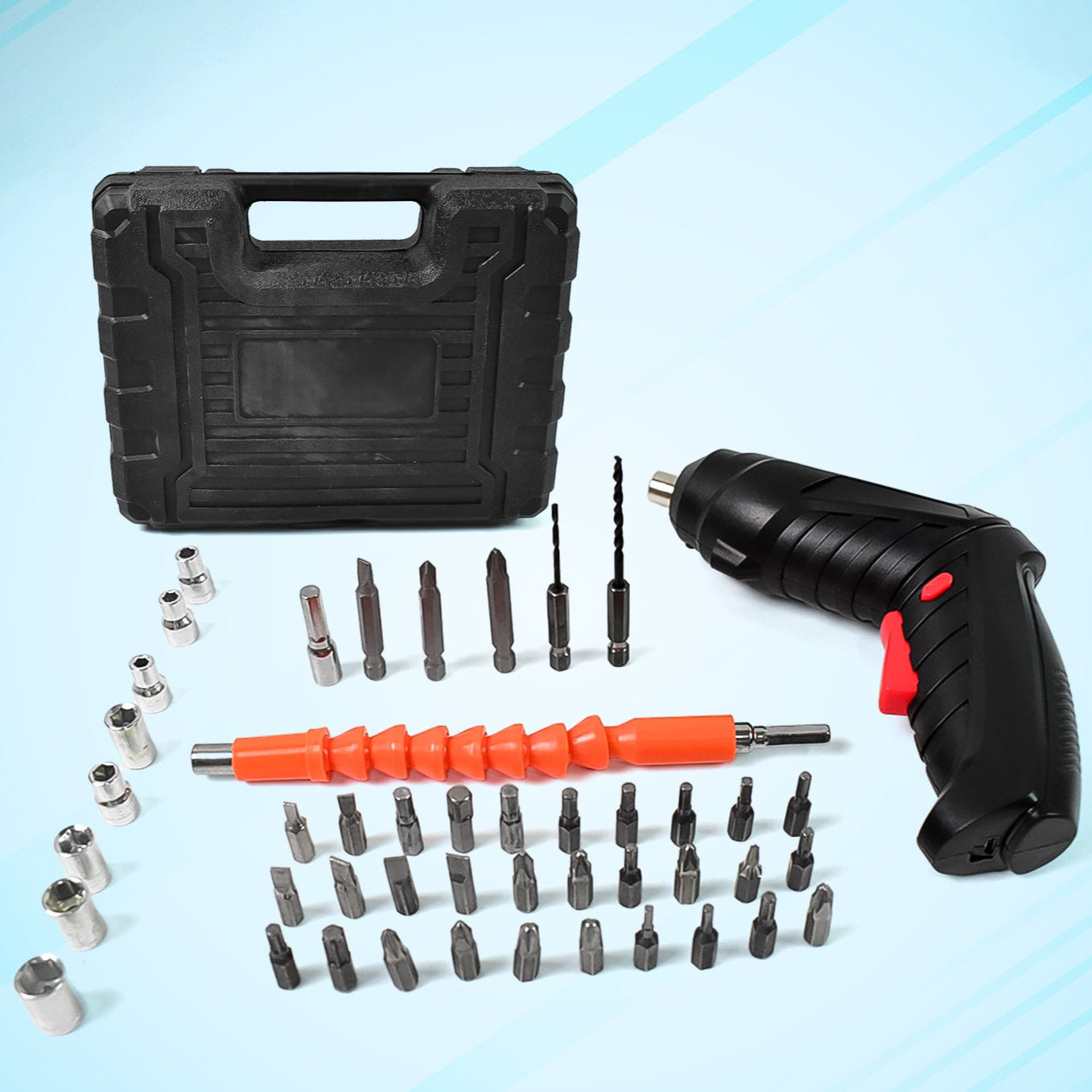 Small Screwdriver With Led Light Screwdrivers Bit Set (48 Pcs Set) - Happy Price - Image 1