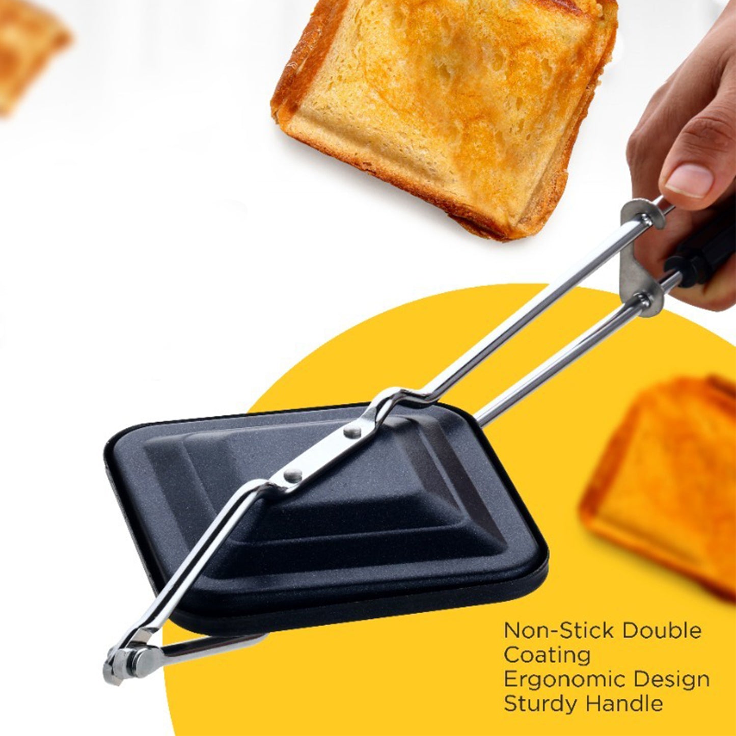 Apex Regular Non-stick Flame-based Sandwich Toaster - Happy Price - Image 5