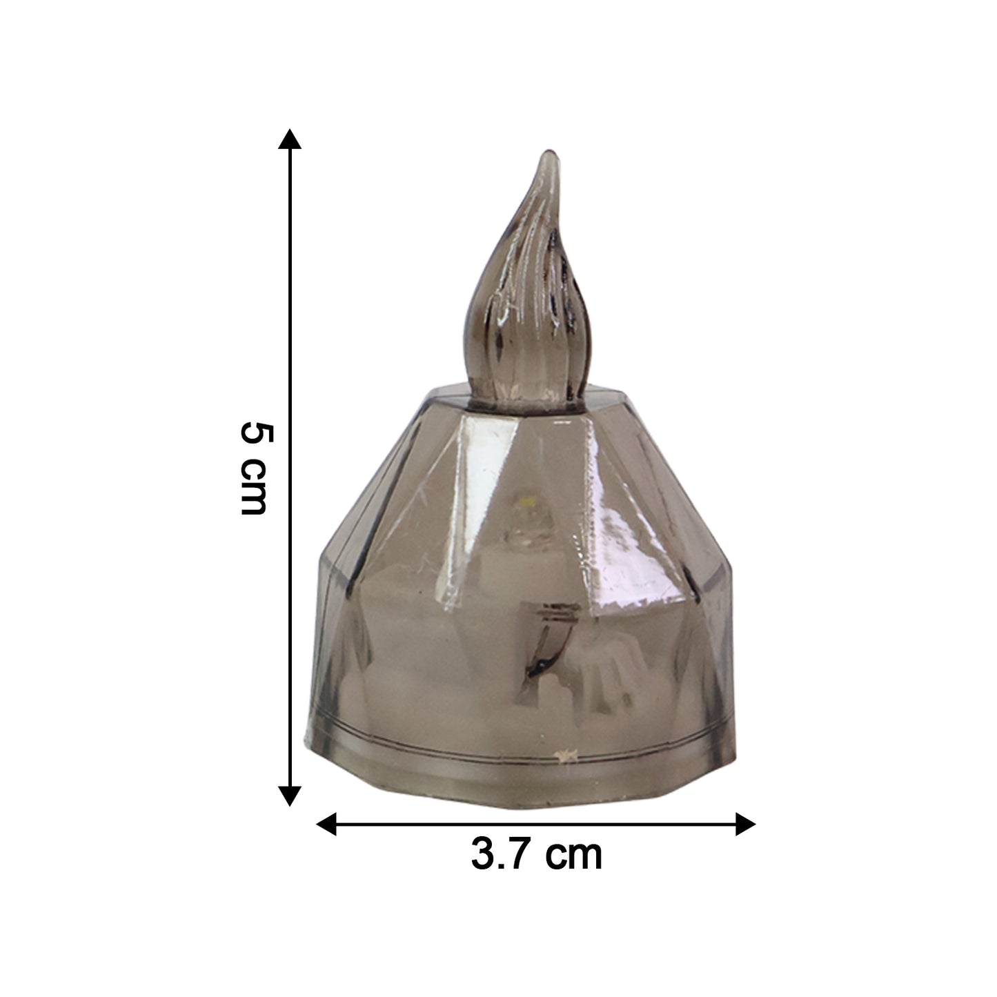 24 Piece LED Flameless Candle Lights Set with Crystal Finish - Safe Decorative Tealights for Home & Events - Happy Price - Image 3