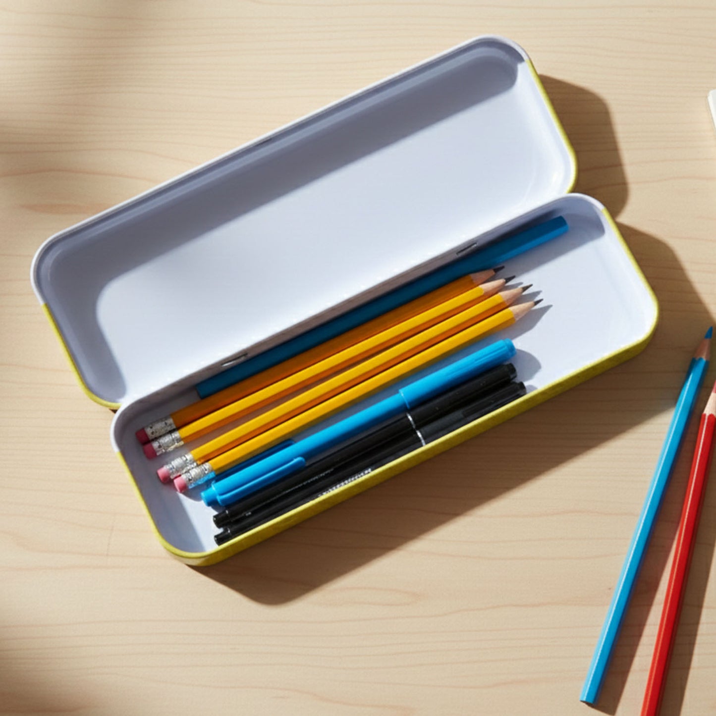 Cartoon Printed Pencil Box Stationery Set for Kids - 1 Set - Happy Price - Image 3