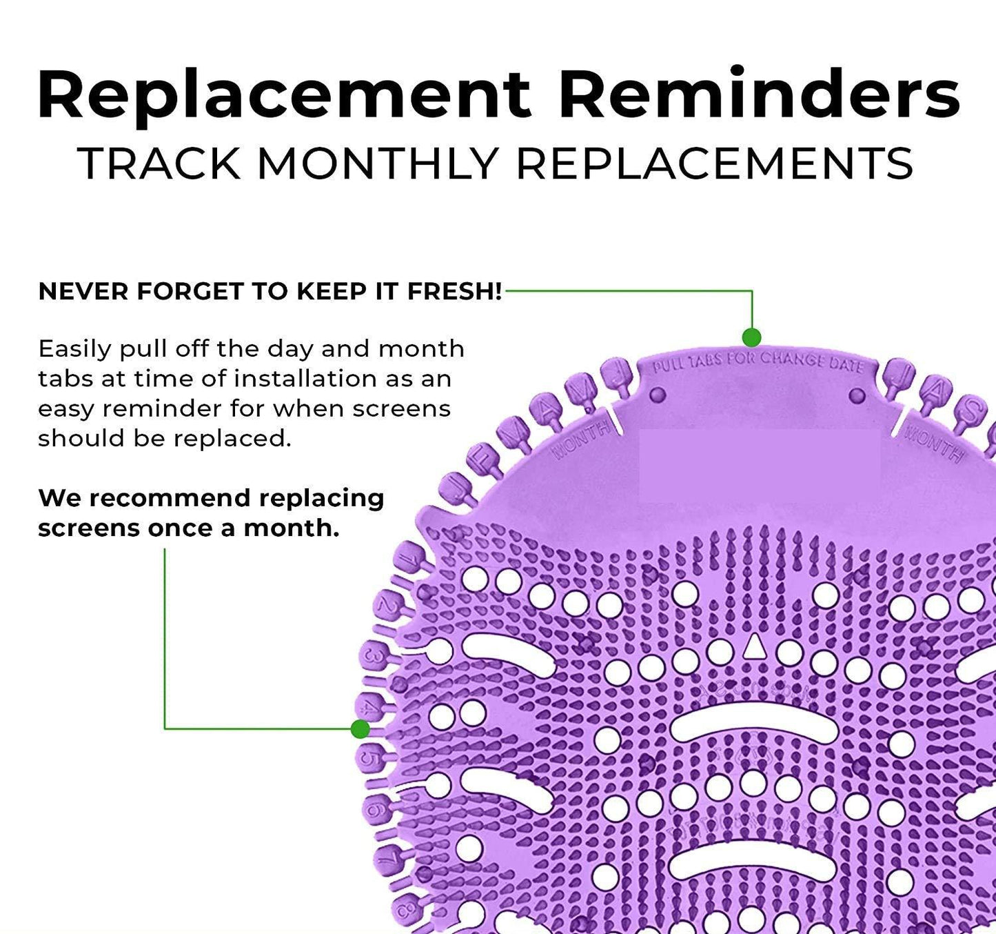 Anti Splash Urinal Round Screen Mat - Happy Price - Image 6