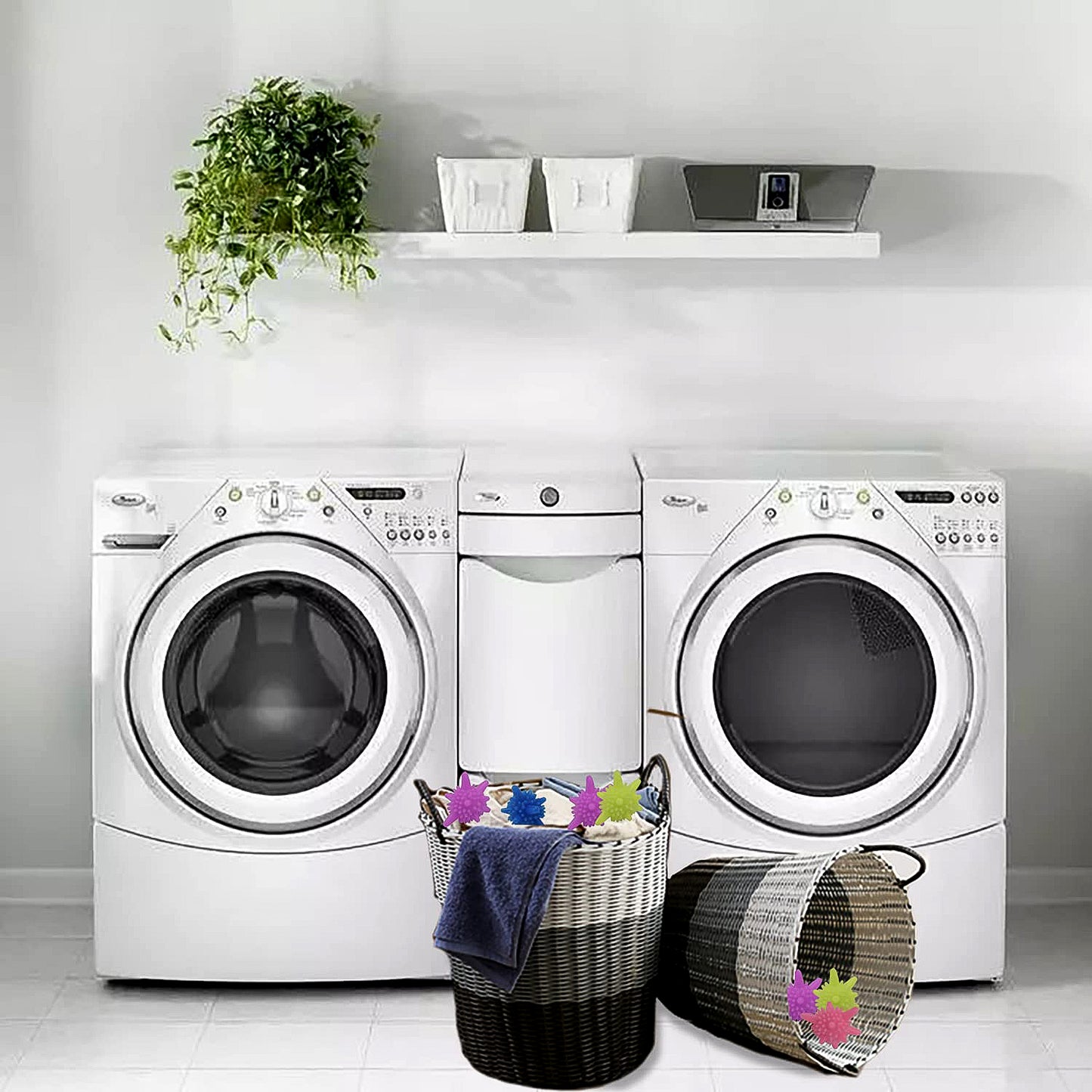 Washing Machine Laundry Reusable Soft Spiky Balls (6 Pc) - Happy Price - Image 4