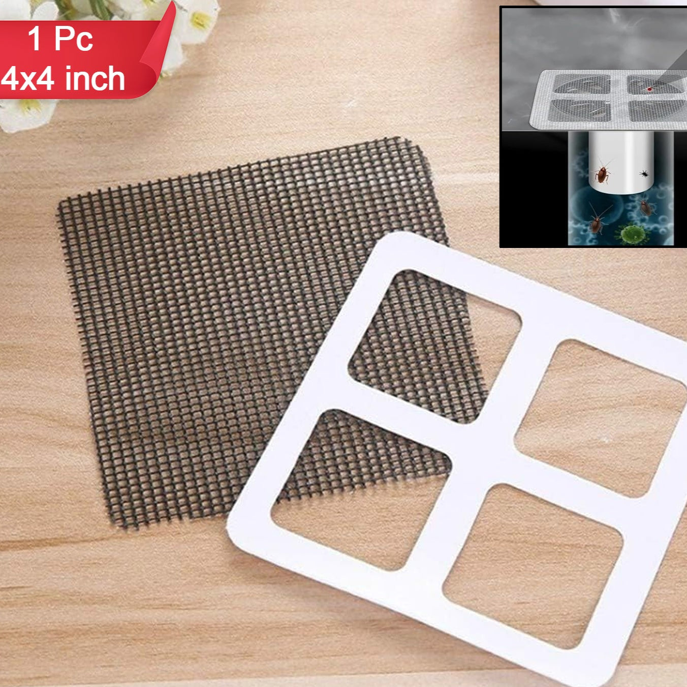 Window Screen Repair Tape (1 Pc 4 4 Inch) - Happy Price - Image 1