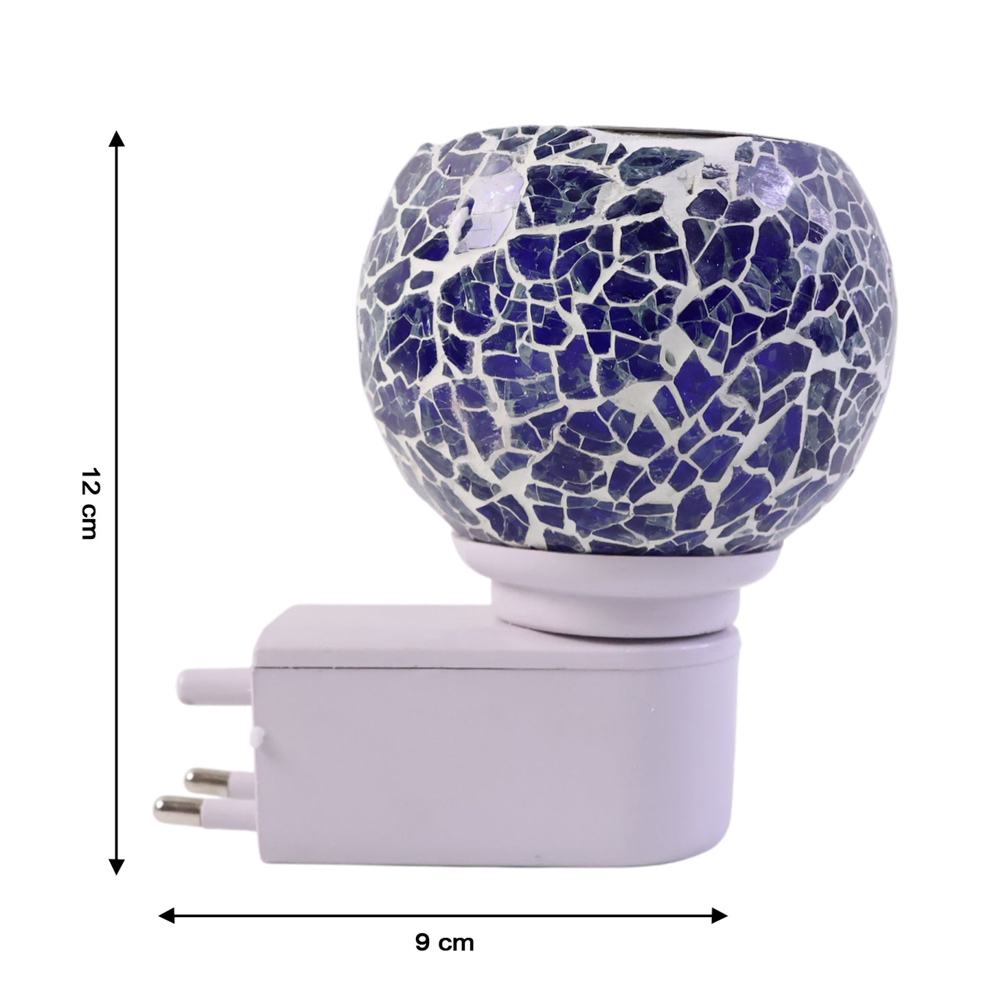 Mosaic Glass Electric Night Lamp with Plug-in Holder - 1 Pc - Great Price - Image 5