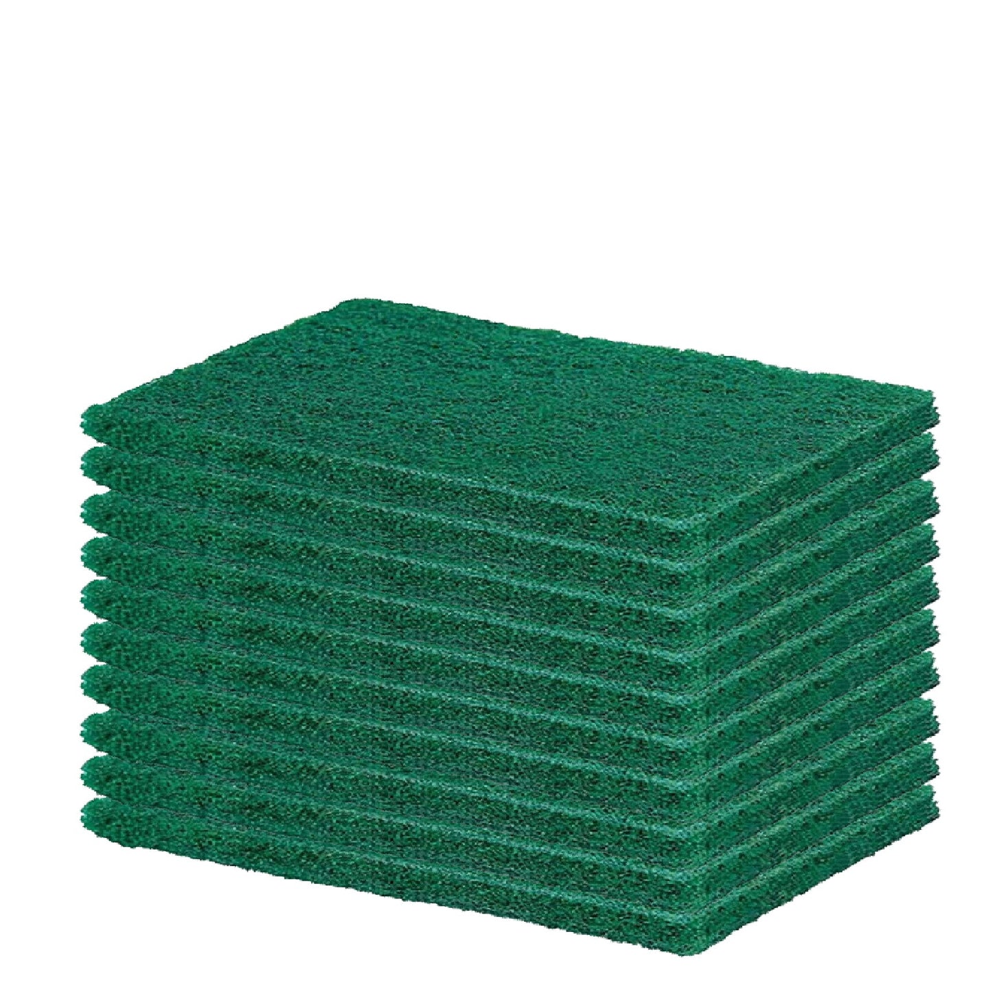Scrub Sponge Cleaning Pads Aqua Green 10pcs - Happy Price - Image 1