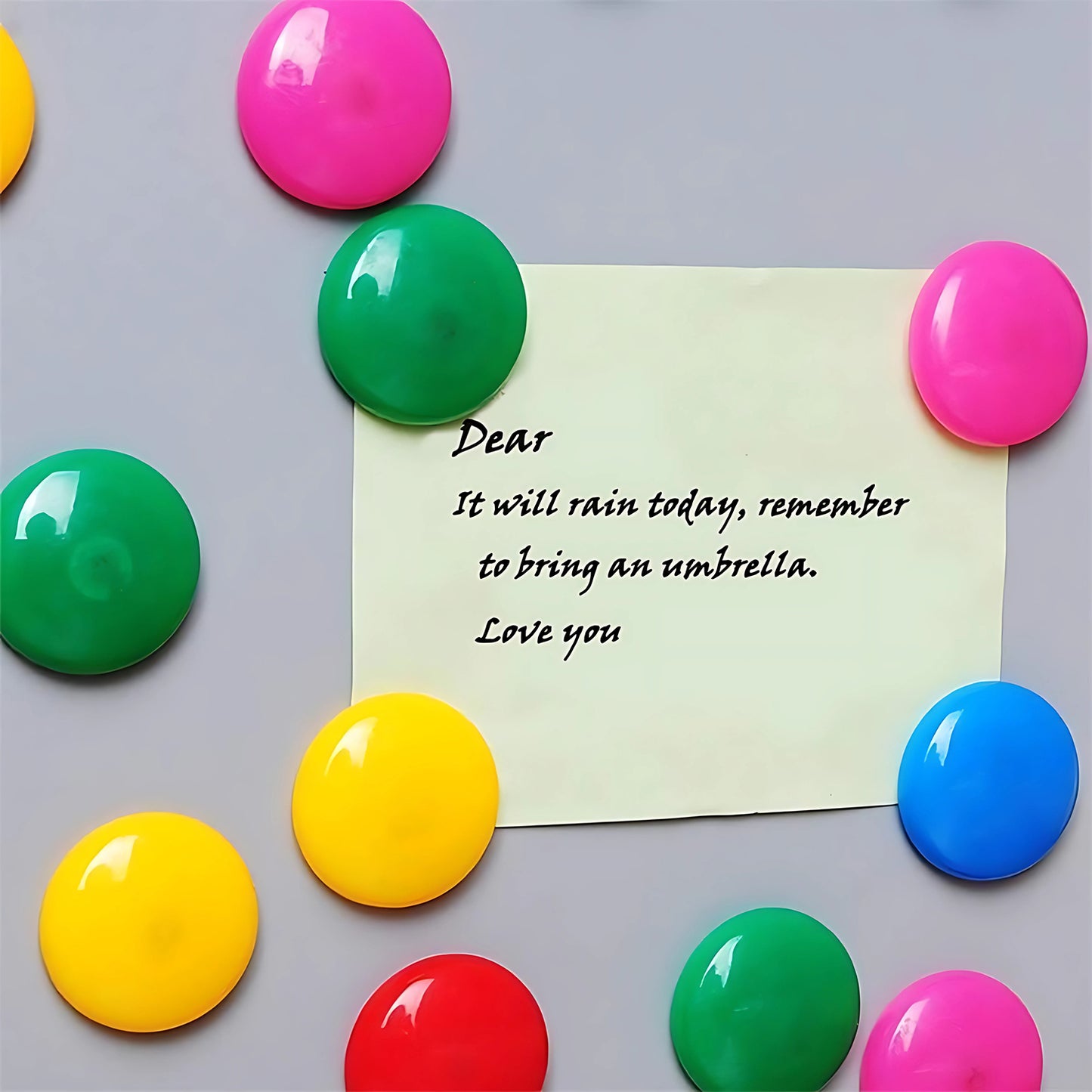 Green Circular Plastic Board Magnets - 30mm (1 Pc) - Happy Price - Image 5