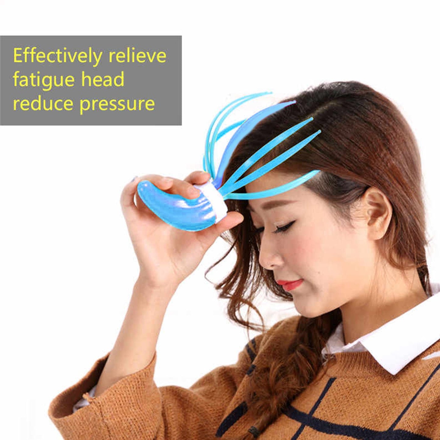 Super Life Refreshing Head Massager Hand Grip - Happy Price - Image 7