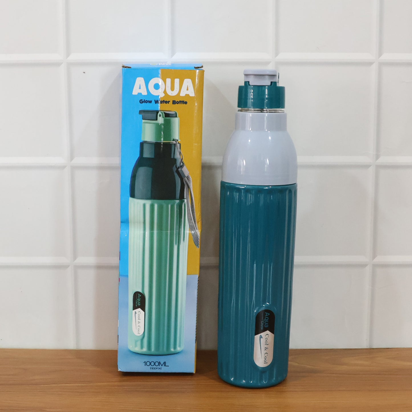1000 ML Sports Sipper Water Bottle with Flip Lock Cap & Strap - Leakproof Hydration - Happy Price - Image 7
