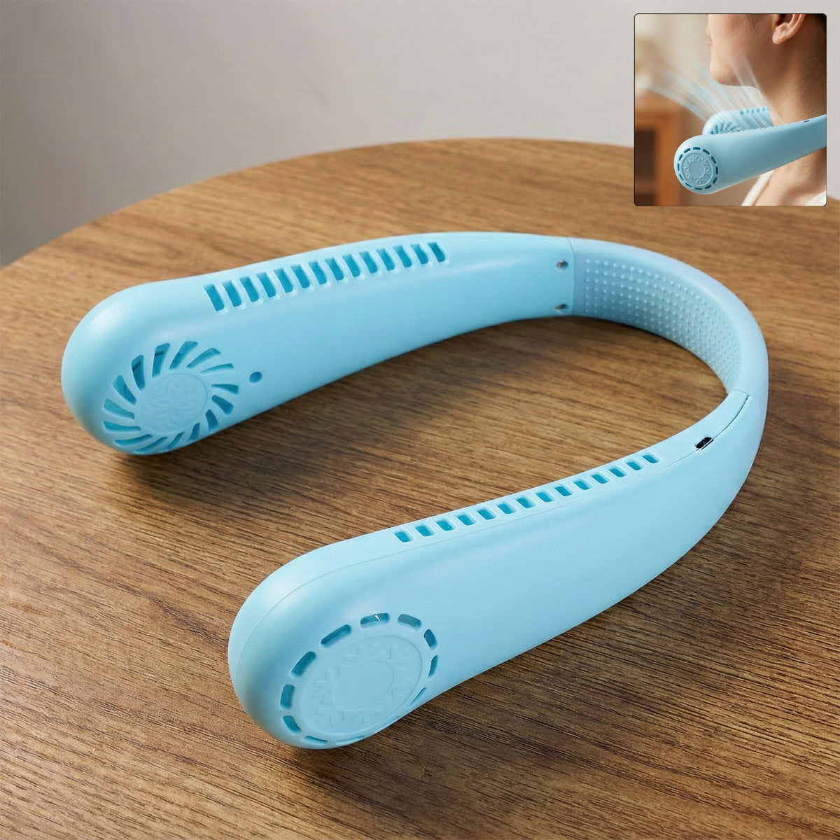 B Grade Rechargeable Neck Fan - Hands-Free Portable Personal Cooler (1 Pc) - Happy Price - Image 2