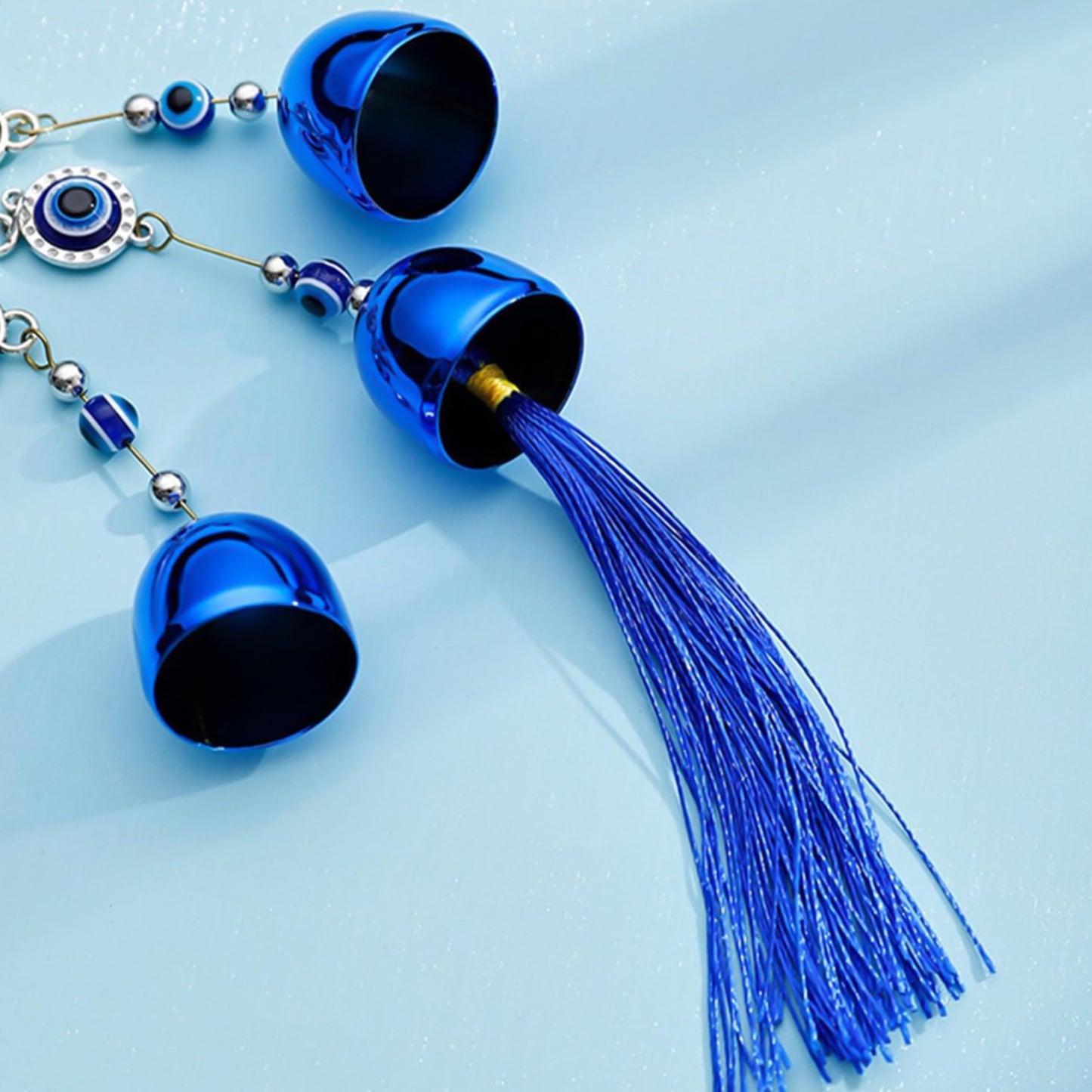 Metal Evil Eye Wind Chime Bells (Mix Design 1 Pc) - Happy Price - Image 2