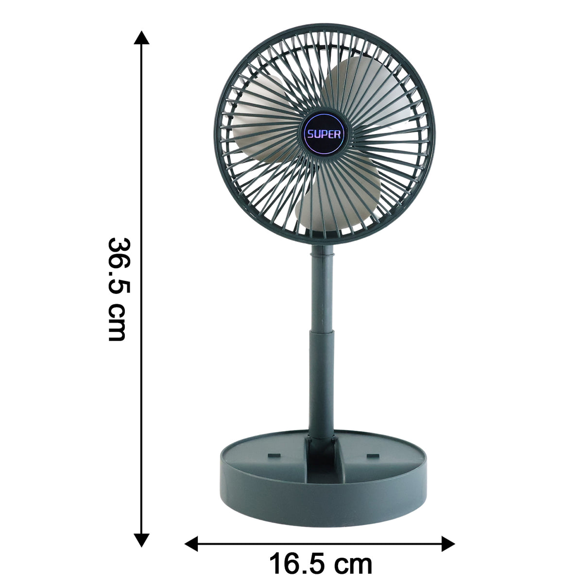 Portable USB Folding Desk Fan with Phone Holder - 1 Pc - Happy Price - Image 6