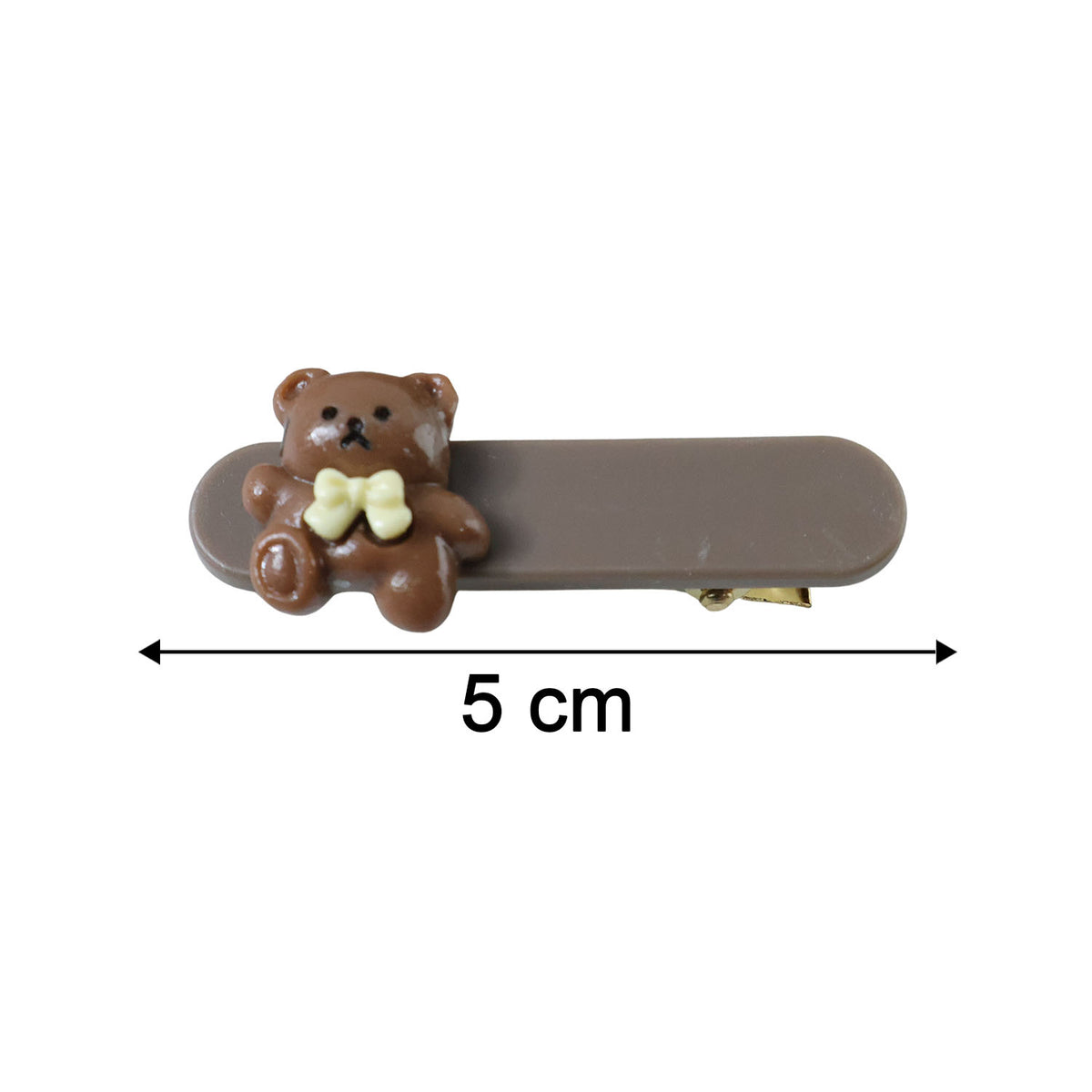 Cute Teddy Bear Snap Hair Clips - 4 Pc Set - Happy Price - Image 5