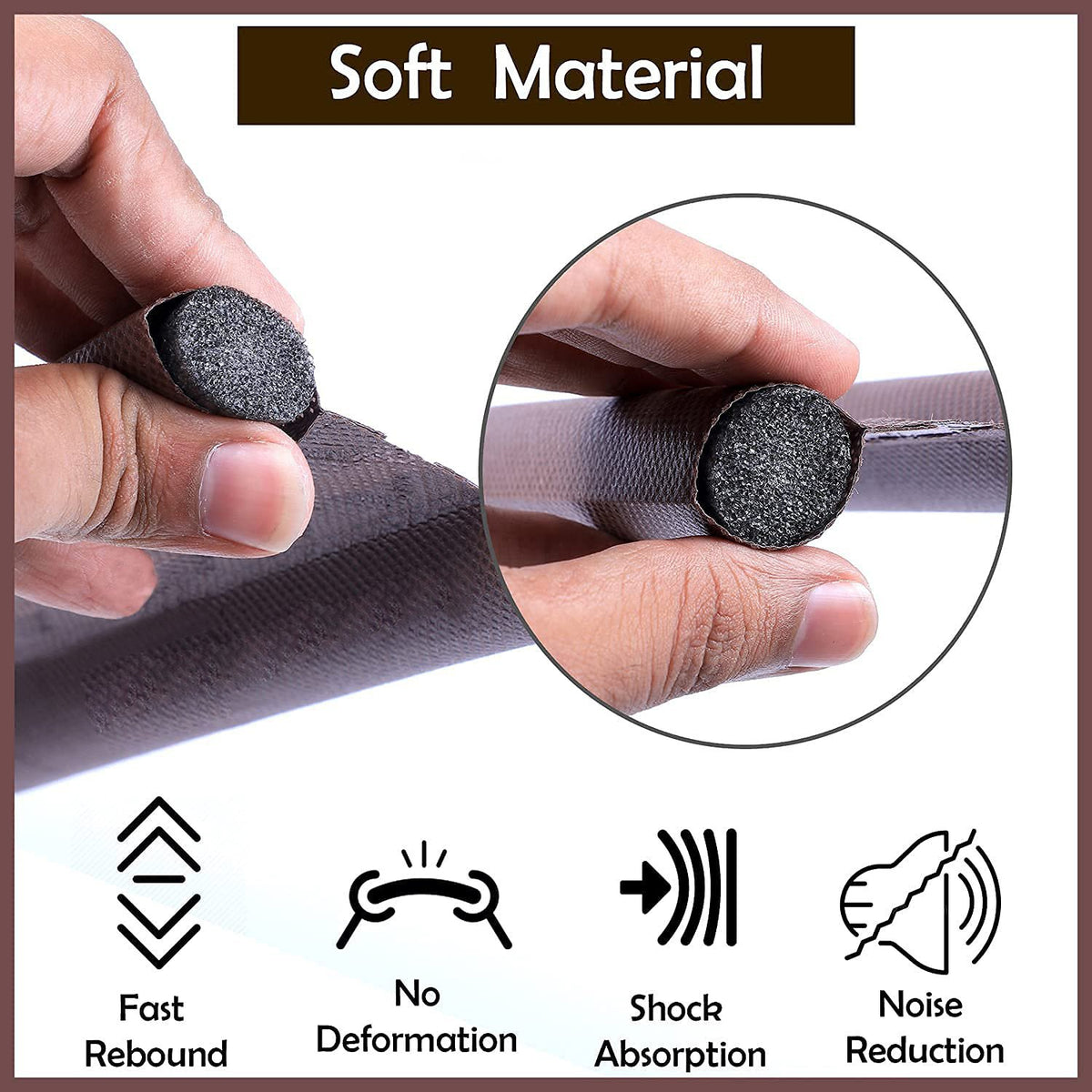 Twin Door Draft Stopperguard Protector For Doors And Windows - Happy Price - Image 3