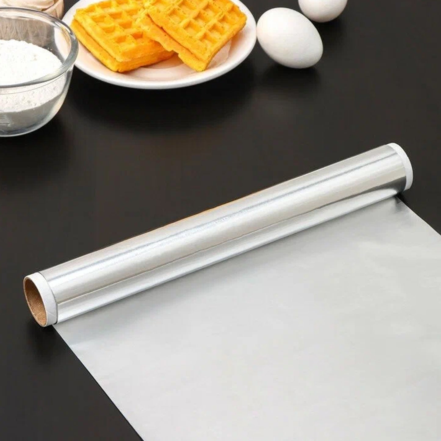 Premium Quality Food Grade Aluminum Foil Roll Heavy Duty Non Stick Thick Aluminum Foil Sheet Baking Grilling Tool 72mtr (1pc) - Happy Price - Image 4