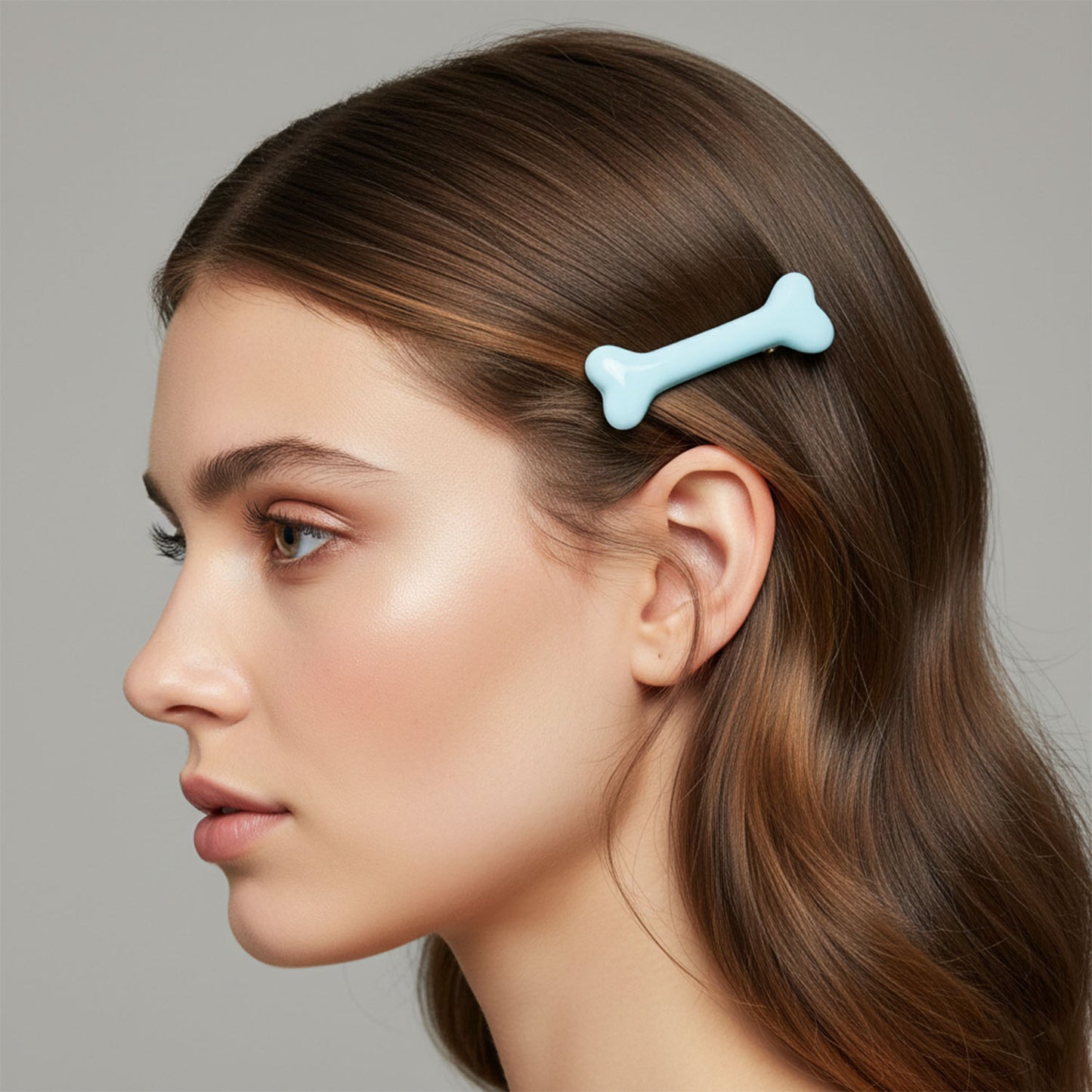 Cute Cartoon Hair Clips for Girls - 4 Pc Set with Bone & Spade Shapes - Happy Price - Image 6