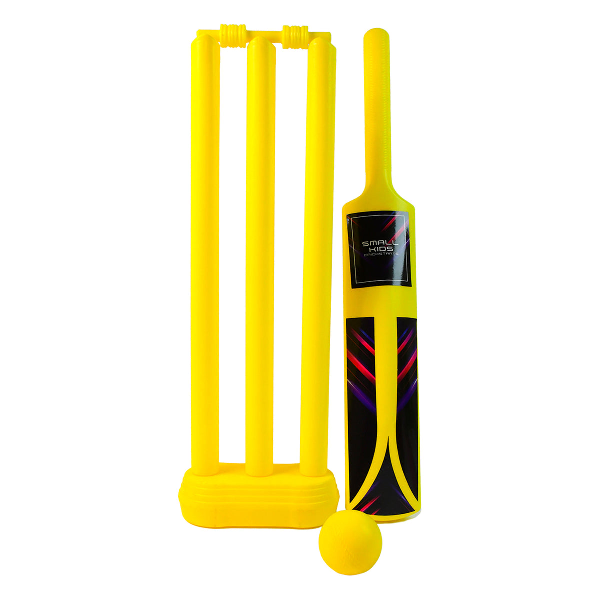 Small Cricket Kit For Boys Girls Cricket Set With 1 Cricket Bat 1 Plastic Ball Bails 3 Stumps With Stand Base - Happy Price - Image 5