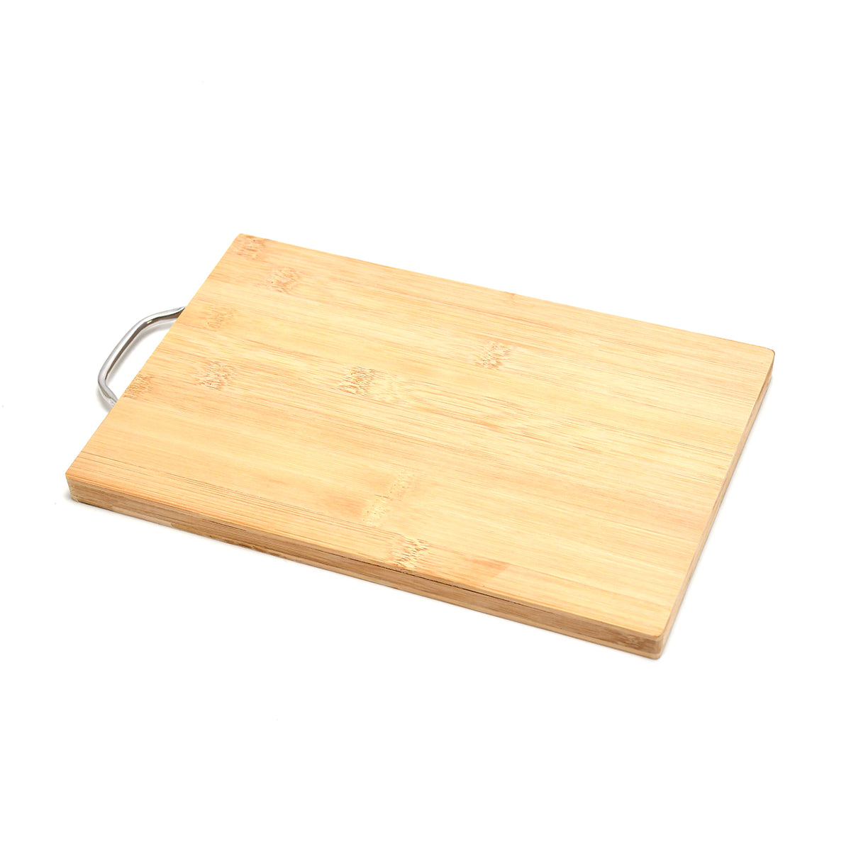 Thick Wooden Bamboo Kitchen Chopping Cutting Slicing Board With Holder For Fruits Vegetables Meat - Happy Price - Image 2