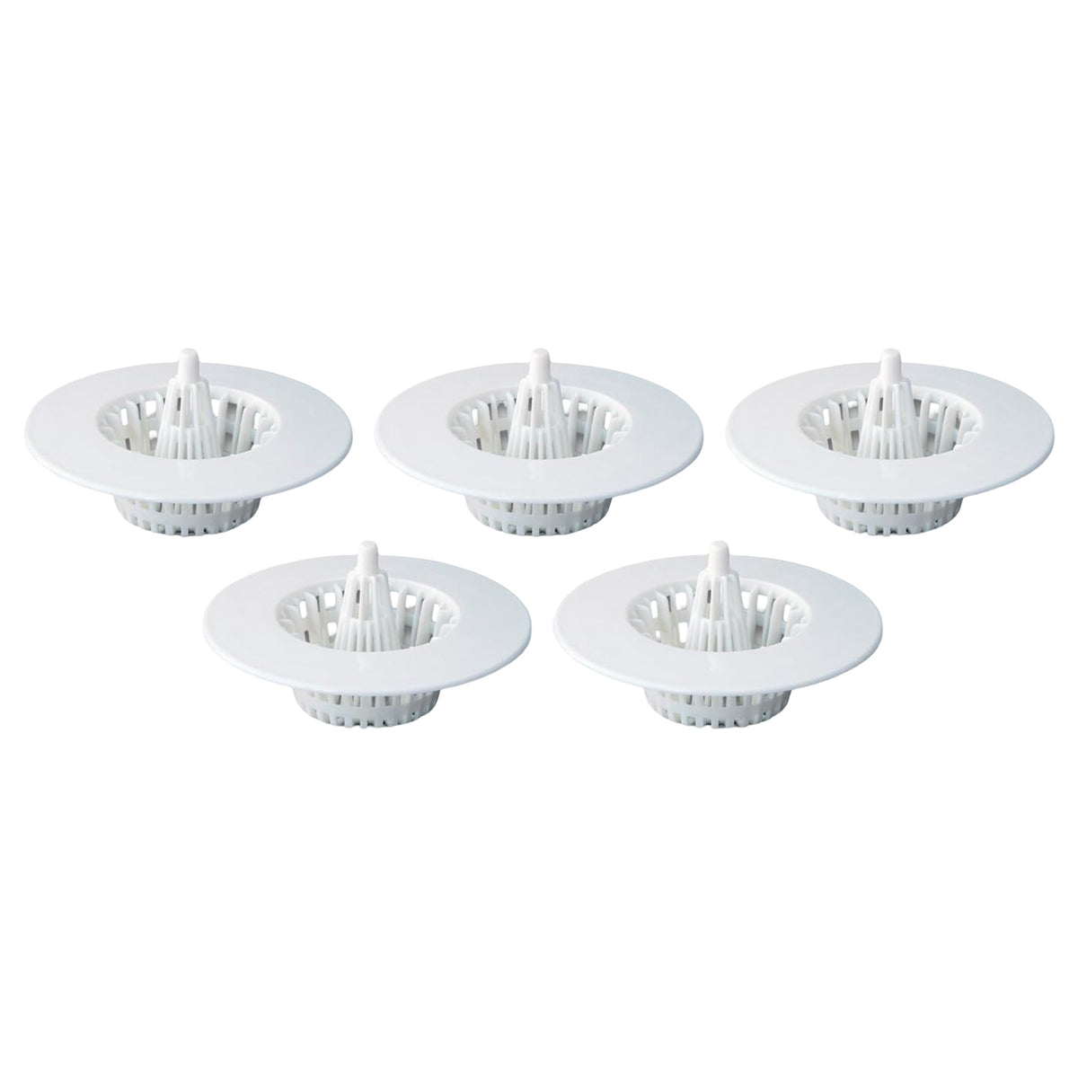 5 Pcs Sink Drain Strainer Filter - Anti-Clog Basket for Kitchen & Bathroom - Happy Price - Image 5