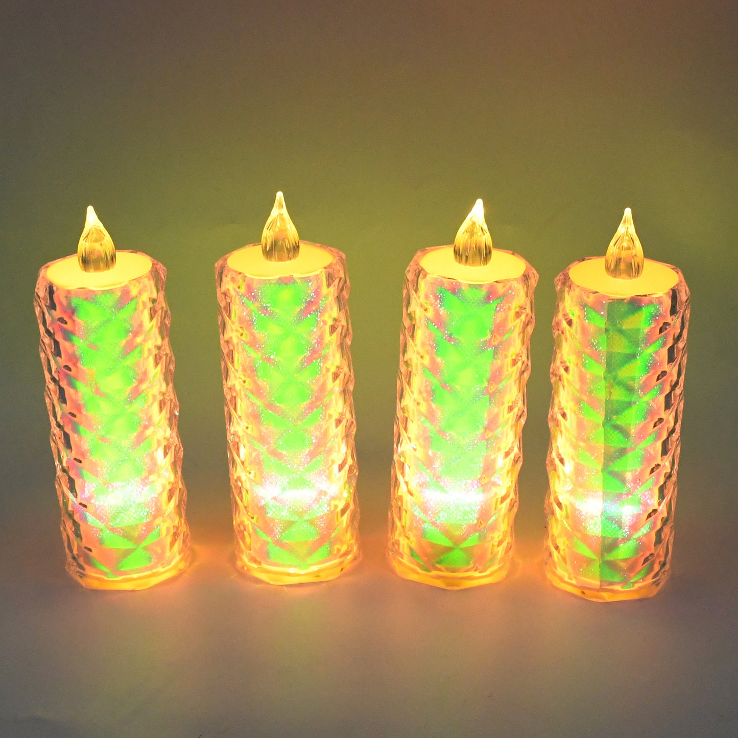 12 Pack LED Tealight Candles - Warm Yellow Flickering Flameless Lights - Happy Price - Image 4