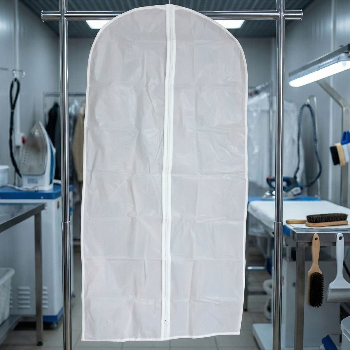 Transparent Garment Cover Bag for Long Coats, Suits, Dresses - 120 x 58 cm (1 Pc) - Happy Price - Image 6