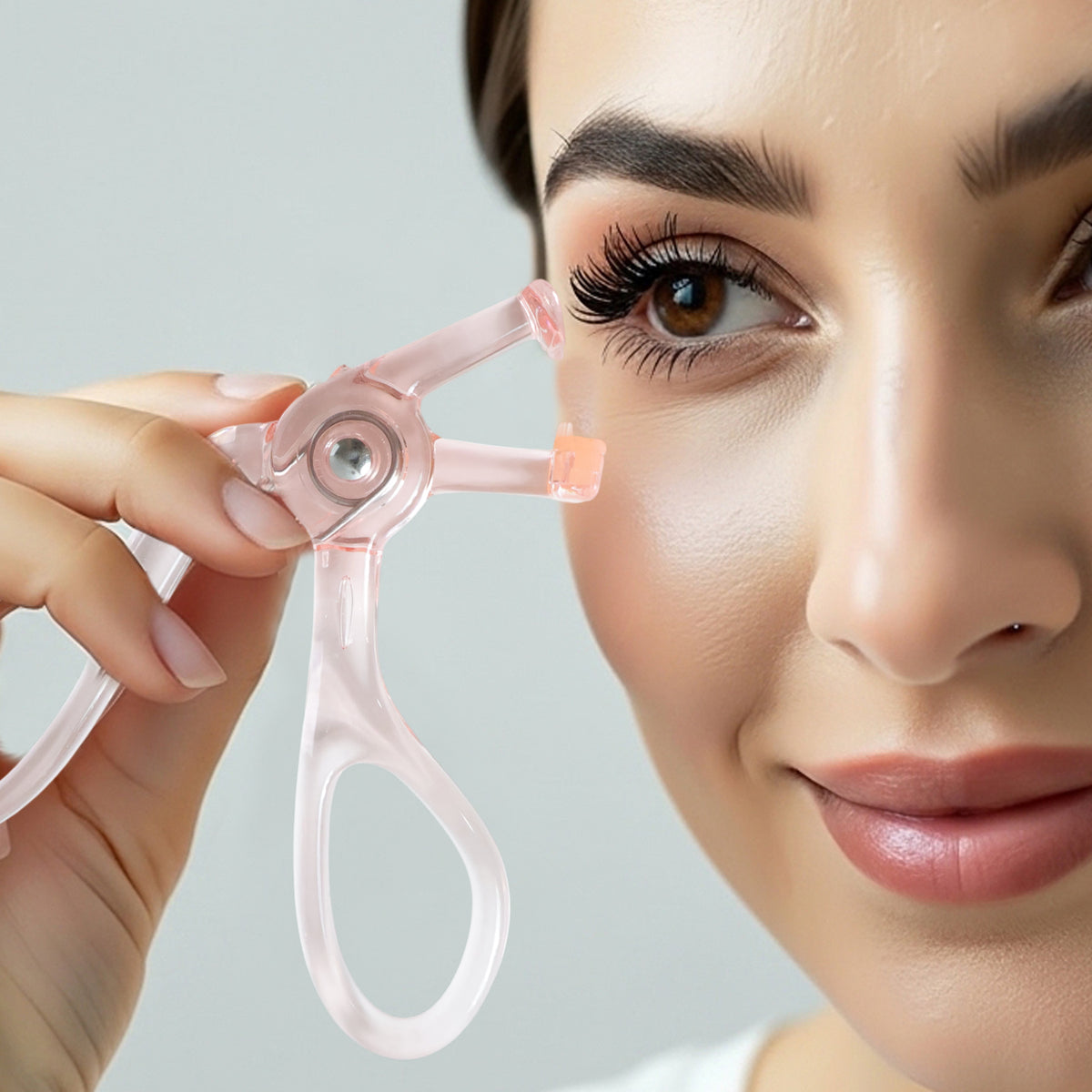 Transparent Plastic Eyelash Curler (1 Pc) - Gentle Lash Lift Tool - Happy Price - Image 3