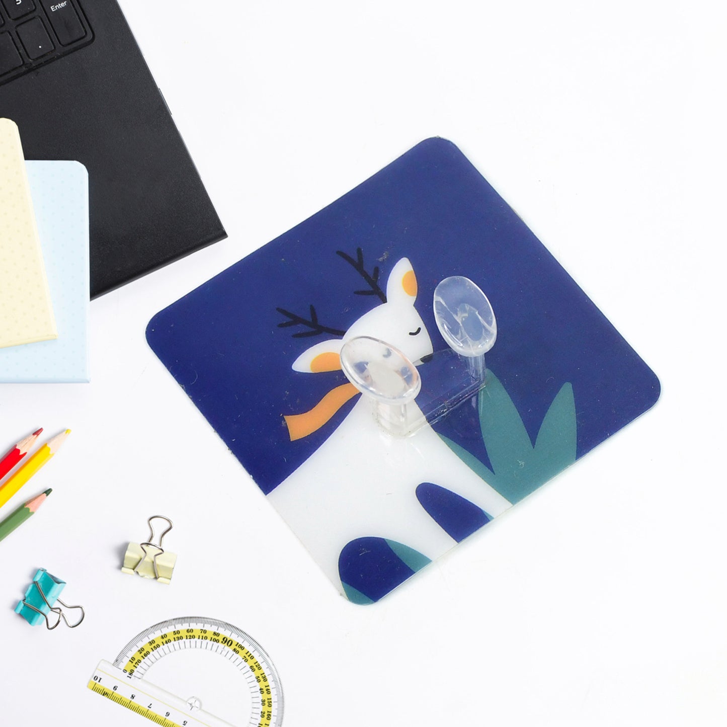 Self-adhesive Wall Hook Drill-free Waterproof Oil-proof For Toothbrush Socket (1 Pc) - Happy Price - Image 4