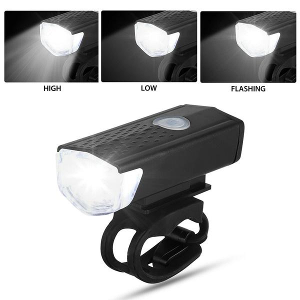 Usb Rechargeable Bicycle Light Set 400 Lumen Super Bright Headlight Front Lights - Happy Price - Image 5