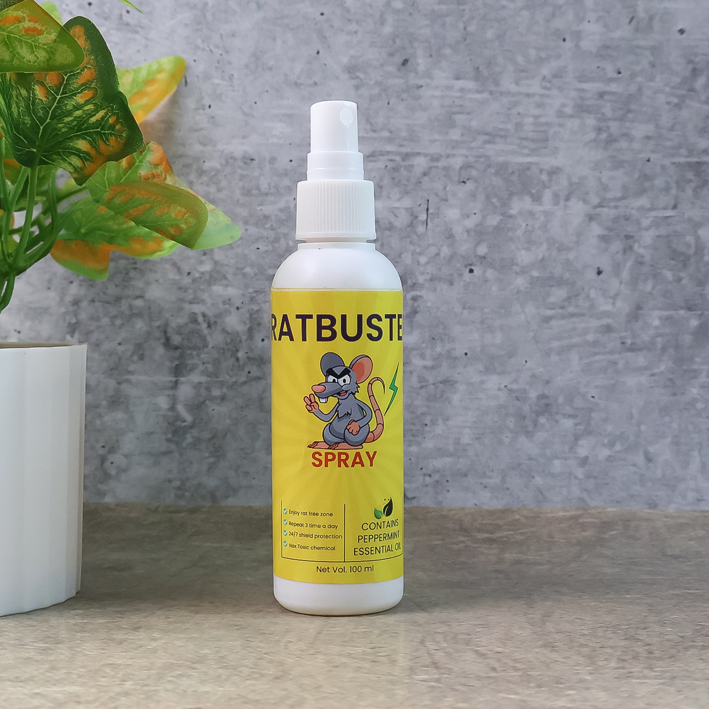 Herbal Rat Repellent Spray - 100ml Natural Rodent Control - Happy Price - Image 4